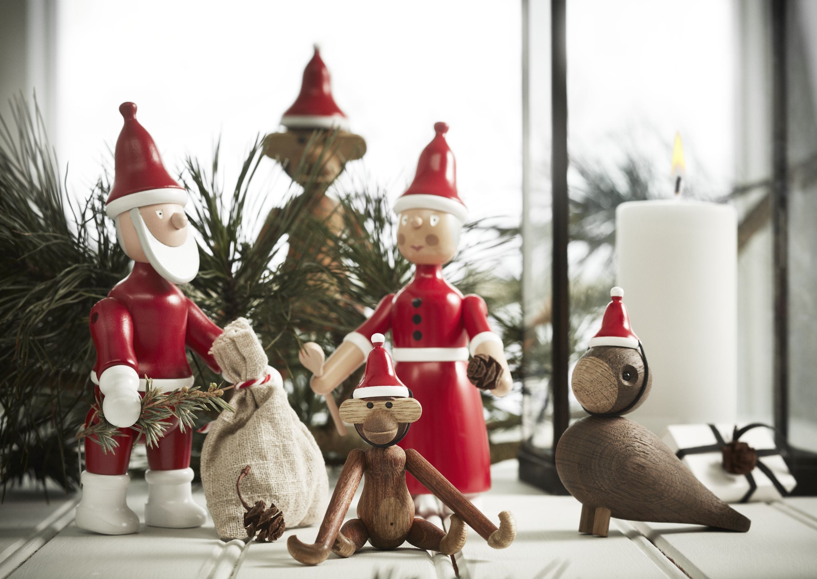 [product_category]-Kay Bojesen Santa's Cap Small ø5 Cm Red/White-Kay Bojesen-5709513392361-39236-KAY-7