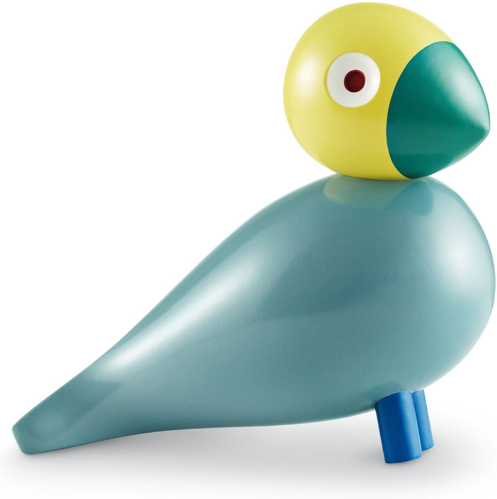 [product_category]-Kay Bojesen Songbird Sunshine 15,5 Cm Turquoise/Yellow-Kay Bojesen-5709513394051-39405-KAY-1