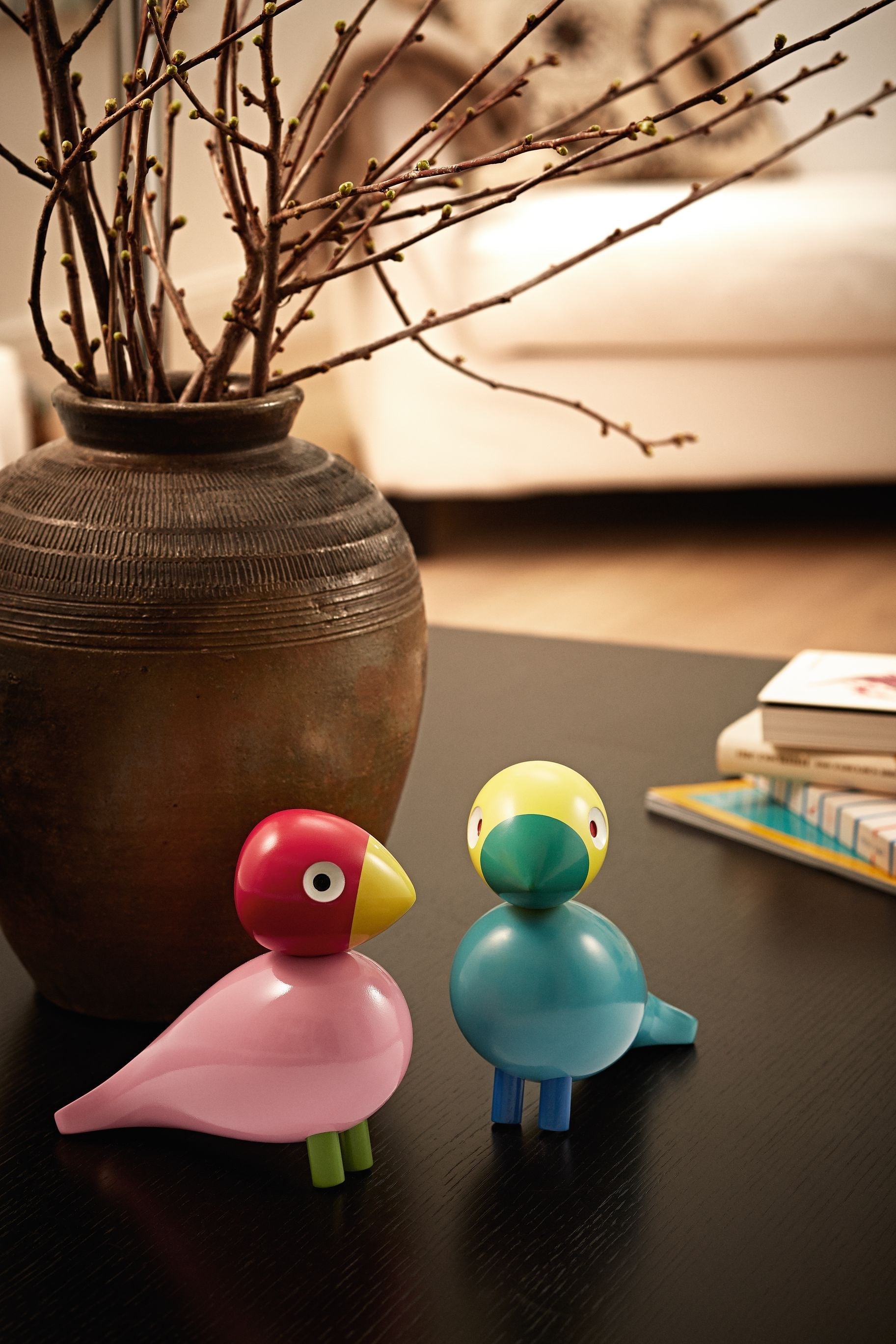 [product_category]-Kay Bojesen Songbird Sunshine 15,5 Cm Turquoise/Yellow-Kay Bojesen-5709513394051-39405-KAY-5