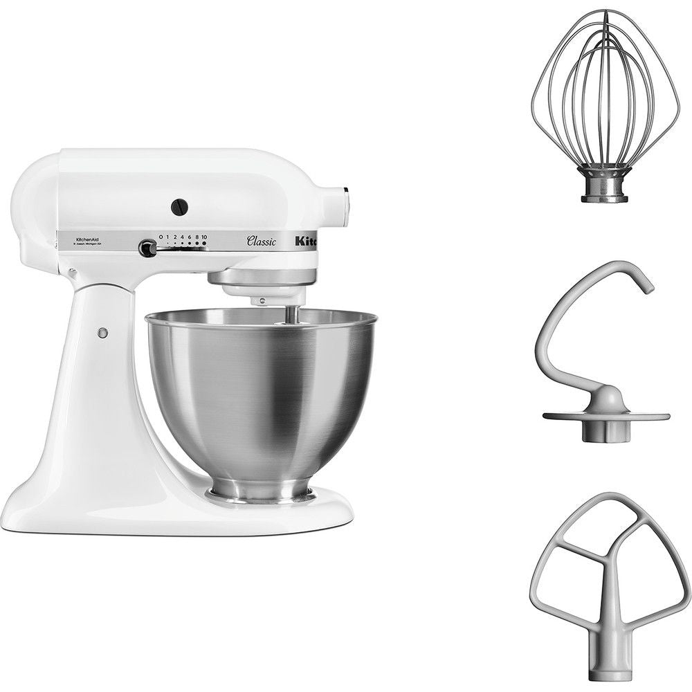 [product_category]-Kitchen Aid 5 K45 Ss Classic Food Processor 4,3 L, White-KitchenAid-5413184200701-5K45SSEWH-KIT-3