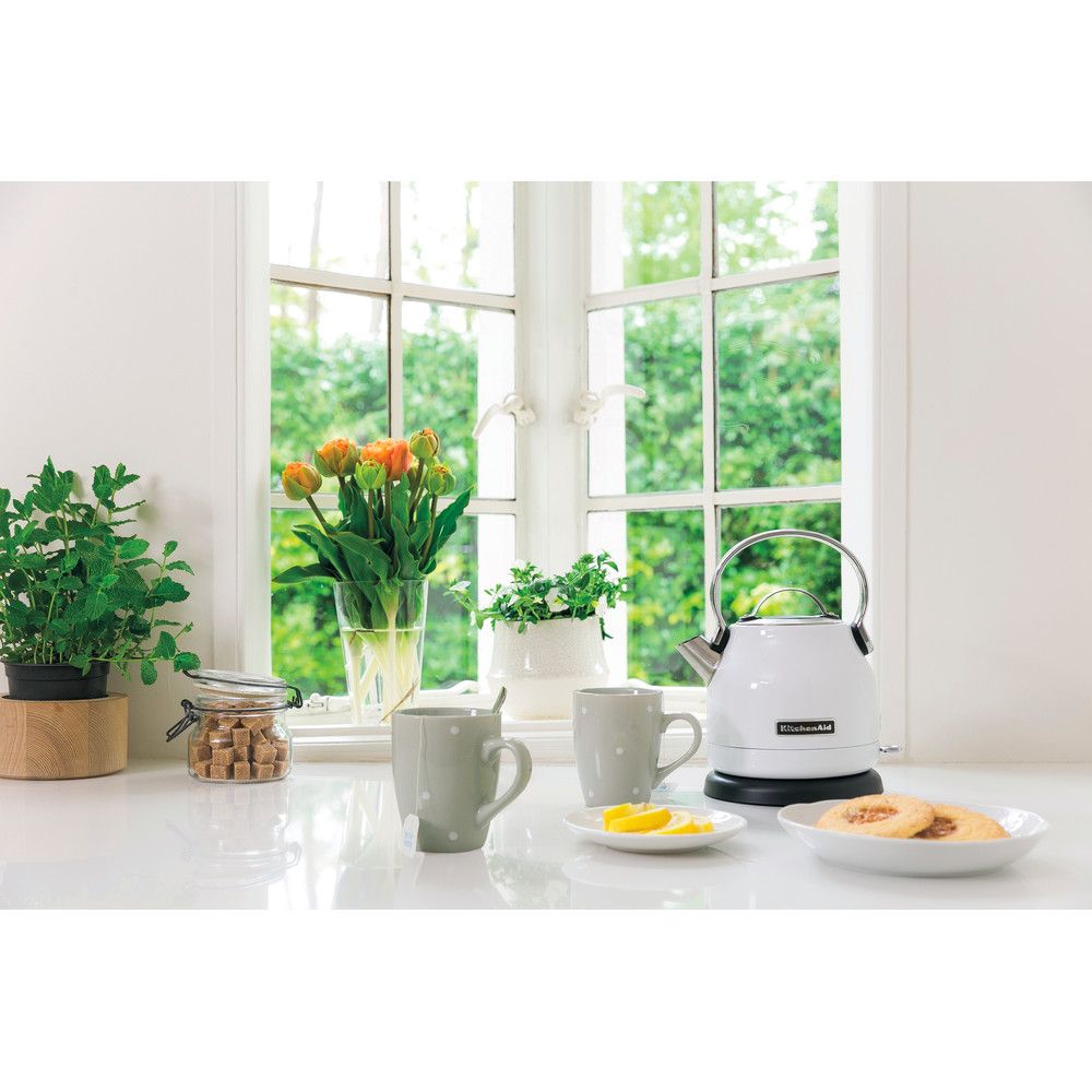[product_category]-Kitchen Aid 5 Kek1222 Classic Kettle 1,25 L, White-KitchenAid-5413184400361-5KEK1222EWH-KIT-2
