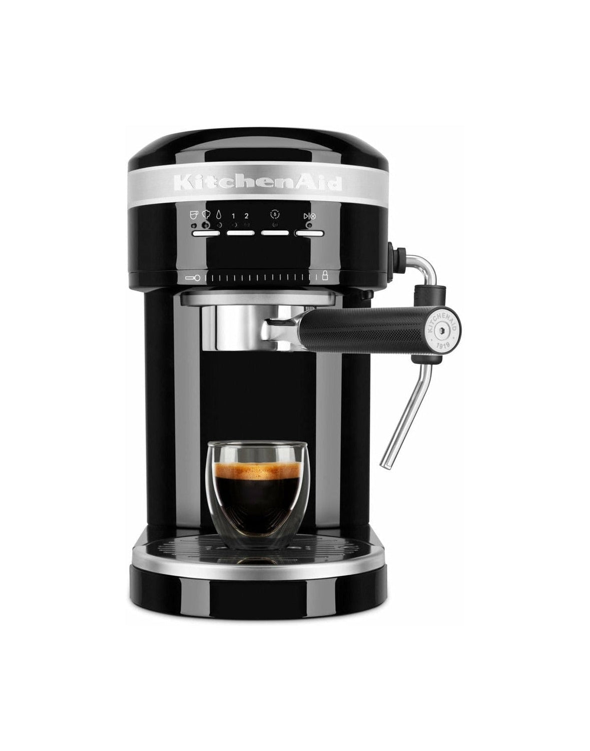 [product_category]-Kitchen Aid 5 Kes6503 Artisan Semi Automatic Espresso Machine, Cast Iron Black-KitchenAid-8003437607554-5KES6503EBK-KIT-1