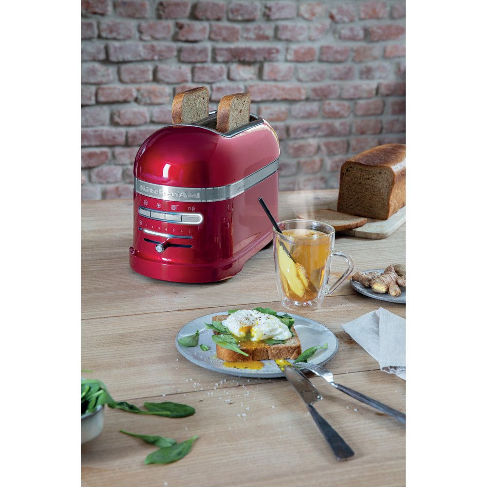 [product_category]-Kitchen Aid 5 Kmt2204 Artisan Toaster For 2 Slices, Love Apple Red-KitchenAid-5413184170288-5KMT2204ECA-KIT-5