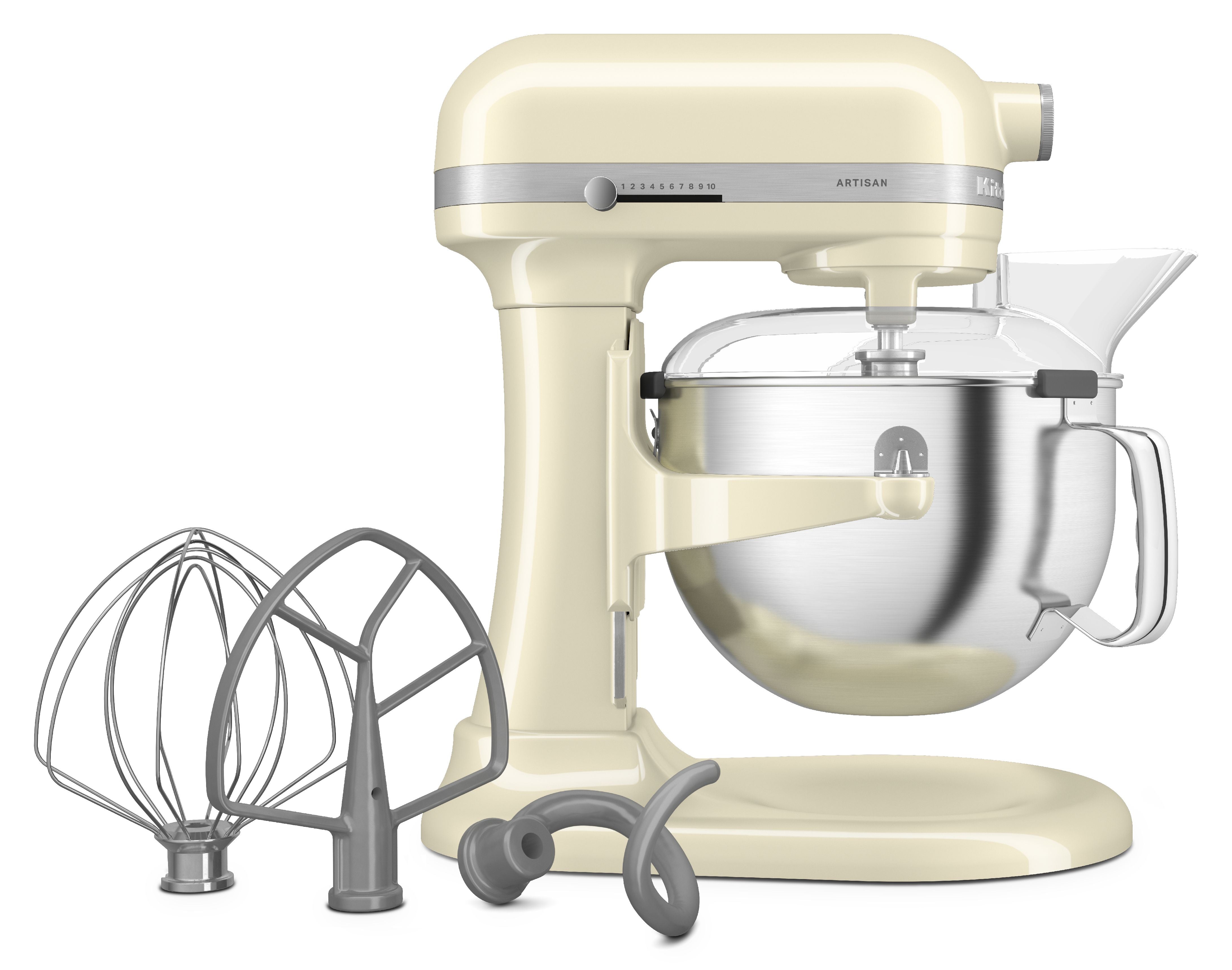 [product_category]-Kitchen Aid Artisan Bowl Lift Stand Mixer 5.6 L, Almond Cream-KitchenAid-8003437630637-5KSM60SPXEAC-KIT-3