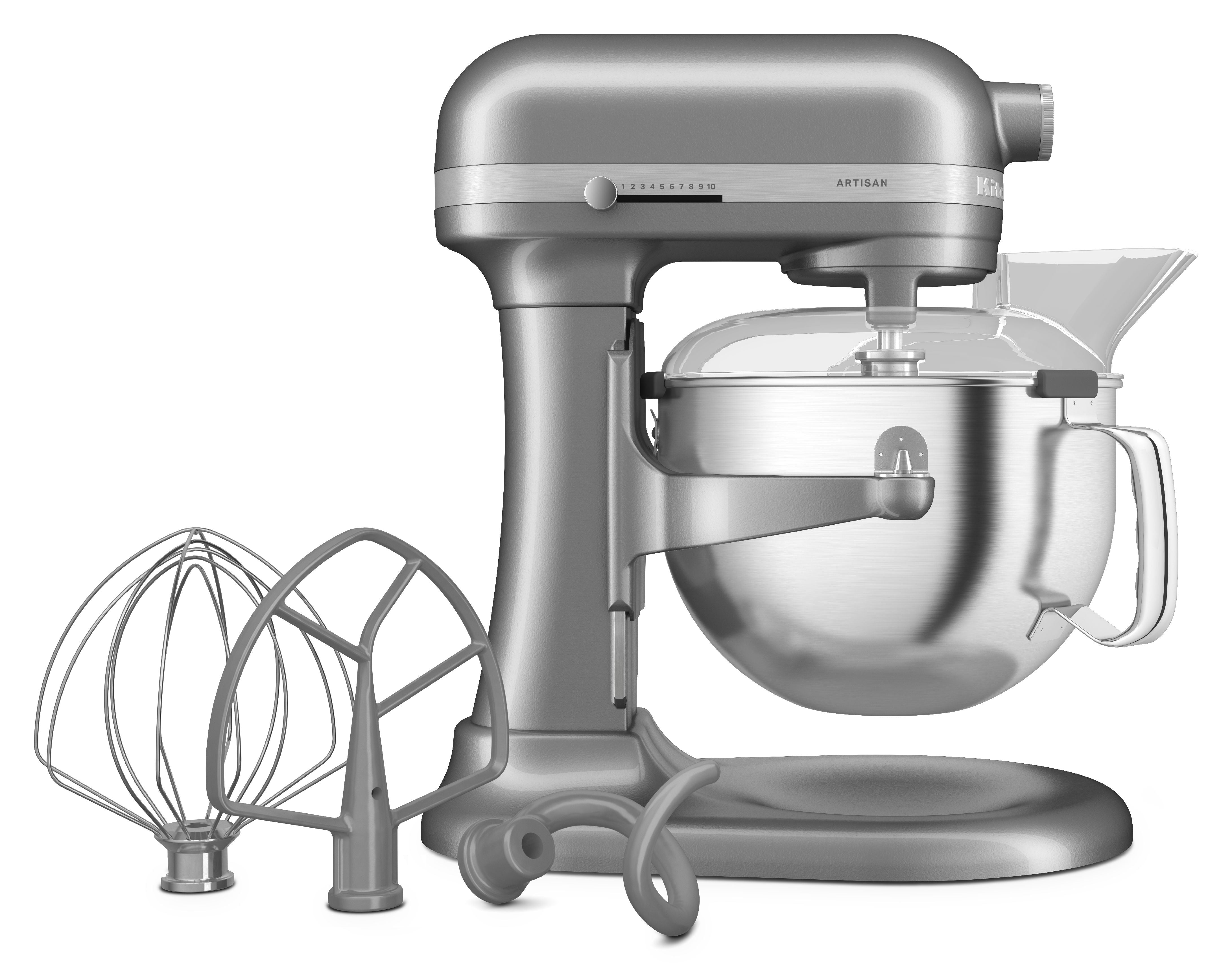 [product_category]-Kitchen Aid Artisan Bowl Lift Stand Mixer 5.6 L, Contour Silver-KitchenAid-8003437630583-5KSM60SPXECU-KIT-3