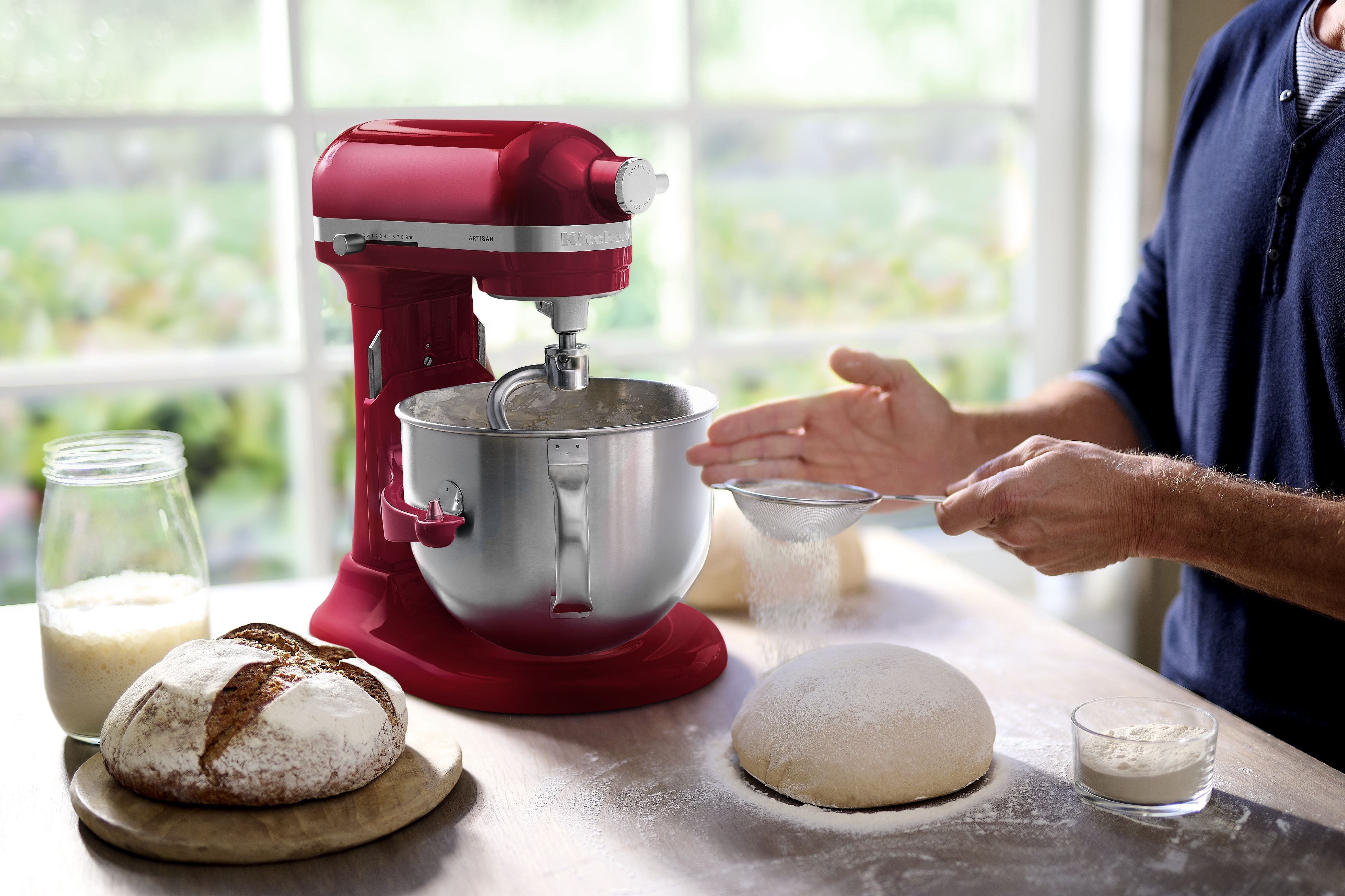 [product_category]-Kitchen Aid Artisan Bowl Lift Stand Mixer 6.6 L, Candy Apple-KitchenAid-8003437630569-5KSM70SHXECA-KIT-8