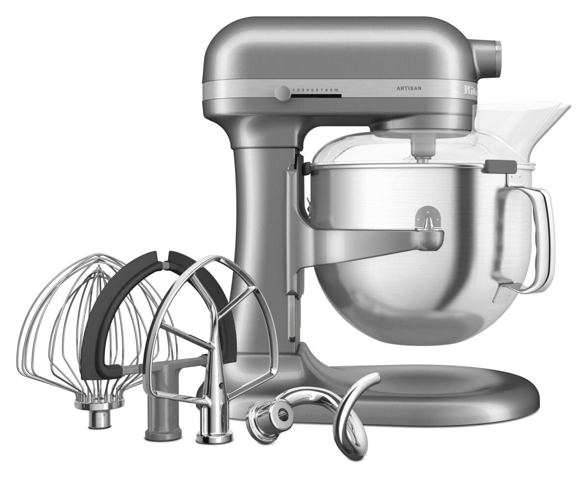 [product_category]-Kitchen Aid Artisan Bowl Lift Stand Mixer 6.6 L, Contour Silver-KitchenAid-8003437630811-5KSM70SHXECU-KIT-3