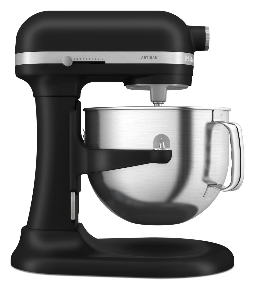[product_category]-Kitchen Aid Artisan Bowl Lift Stand Mixer 6.6 L, Matte Black-KitchenAid-8003437630798-5KSM70SHXEBM-KIT-8