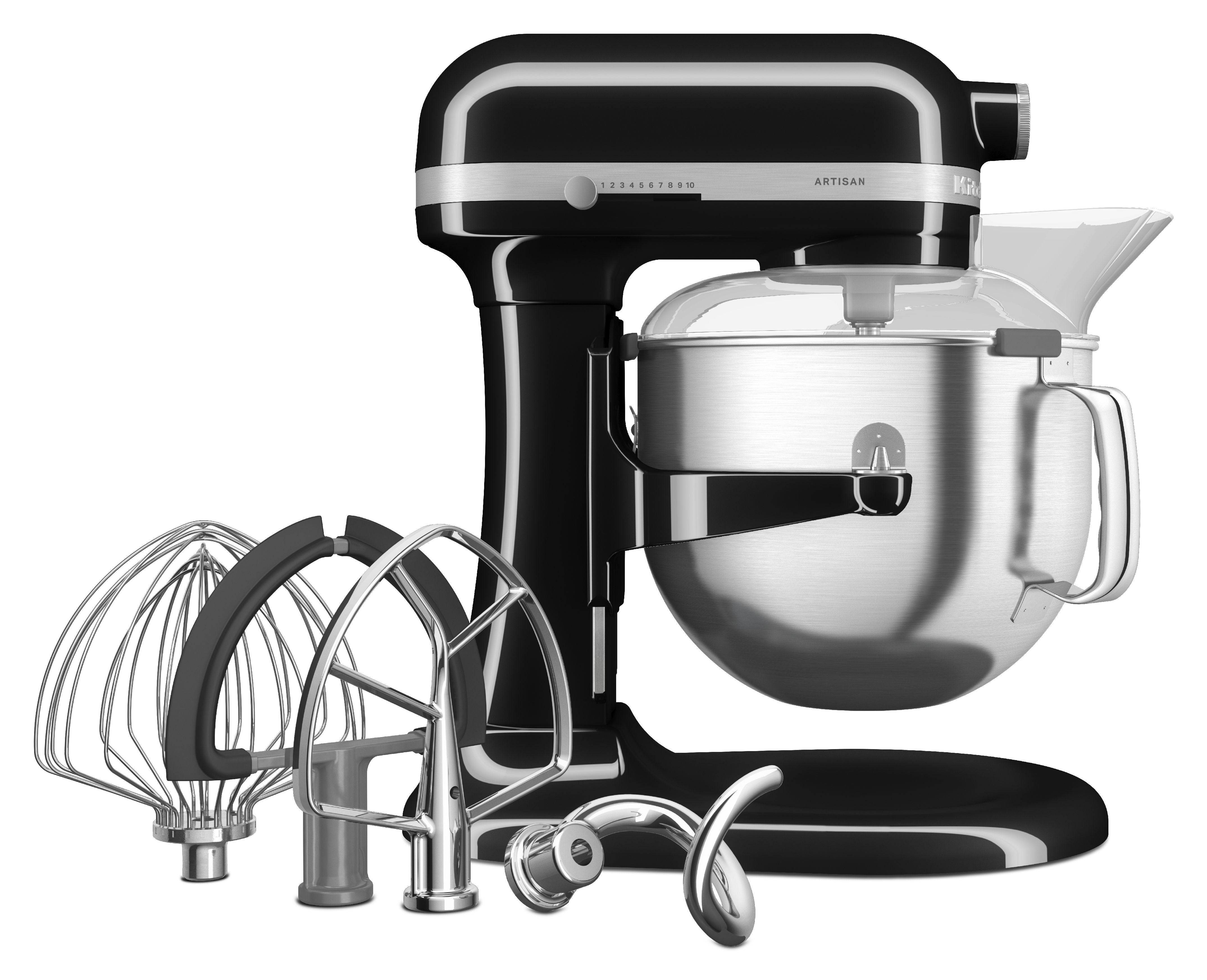 [product_category]-Kitchen Aid Artisan Bowl Lift Stand Mixer 6.6 L, Onyx Black-KitchenAid-8003437630699-5KSM70SHXEOB-KIT-4