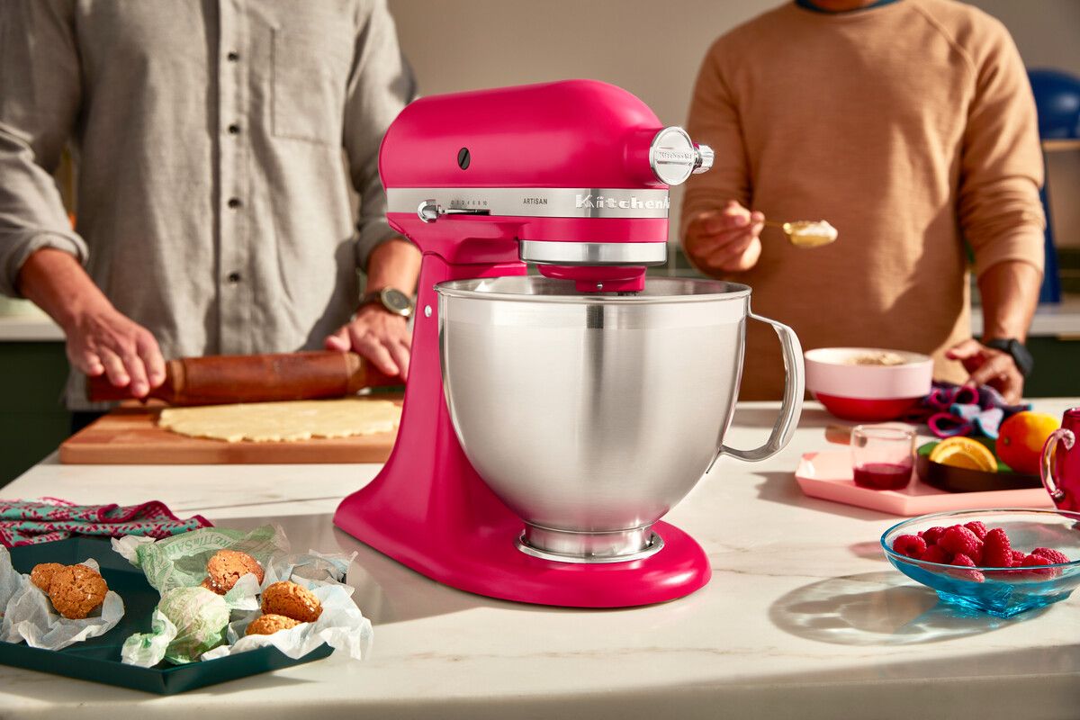 [product_category]-Kitchen Aid Artisan Tilt Head Stand Mixer 4.7 L, Hibiscus-KitchenAid-8003437640735-5KSM195PSEHI-KIT-12