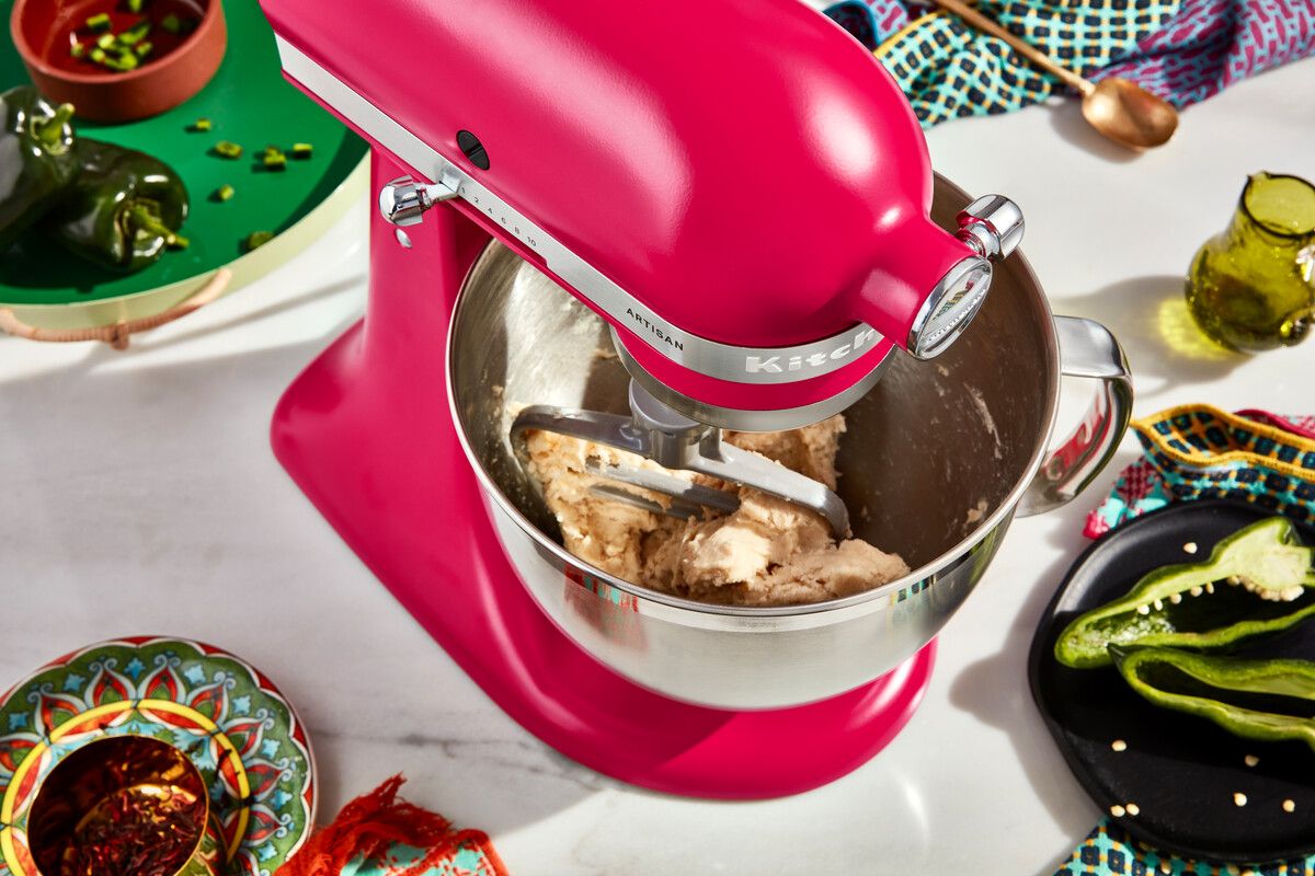 [product_category]-Kitchen Aid Artisan Tilt Head Stand Mixer 4.7 L, Hibiscus-KitchenAid-8003437640735-5KSM195PSEHI-KIT-13