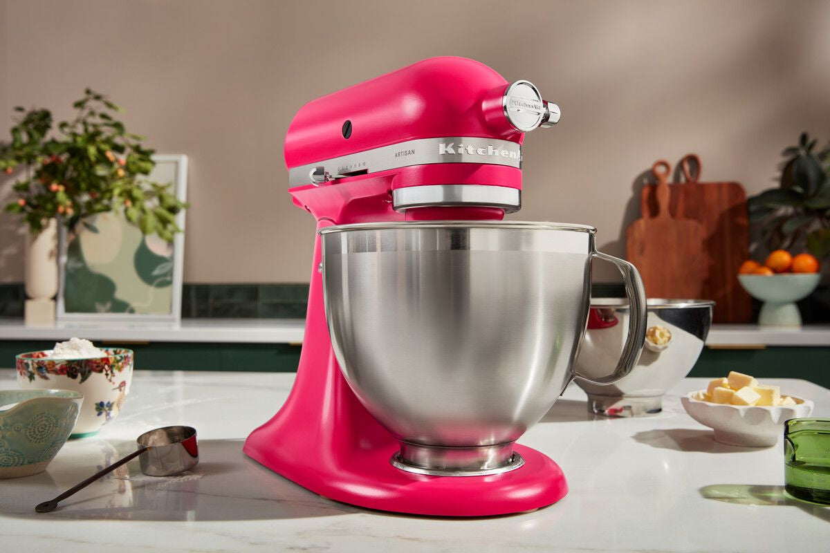 [product_category]-Kitchen Aid Artisan Tilt Head Stand Mixer 4.7 L, Hibiscus-KitchenAid-8003437640735-5KSM195PSEHI-KIT-17