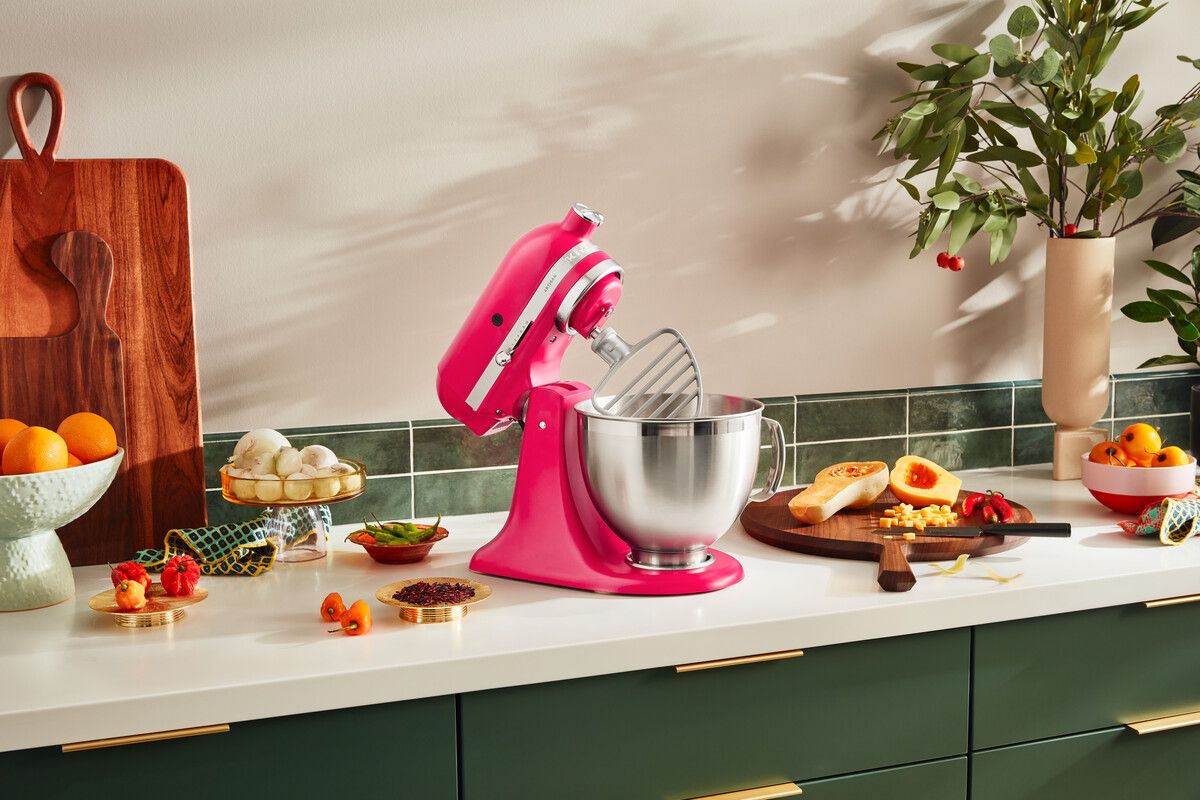 [product_category]-Kitchen Aid Artisan Tilt Head Stand Mixer 4.7 L, Hibiscus-KitchenAid-8003437640735-5KSM195PSEHI-KIT-22