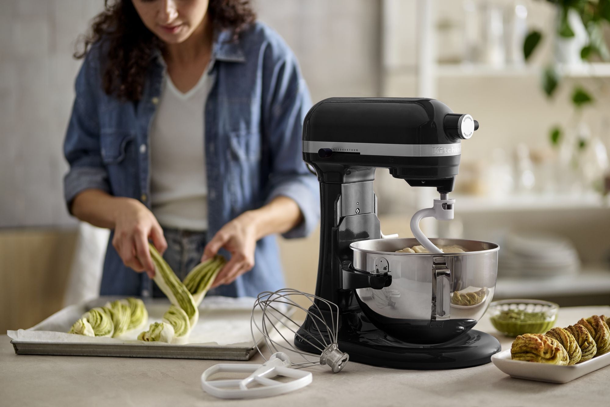 [product_category]-Kitchen Aid Heavy Duty Bowl Lift Stand Mixer 5.2 L, Onyx Black-KitchenAid-8003437630217-5KSM55SXXEOB-KIT-8