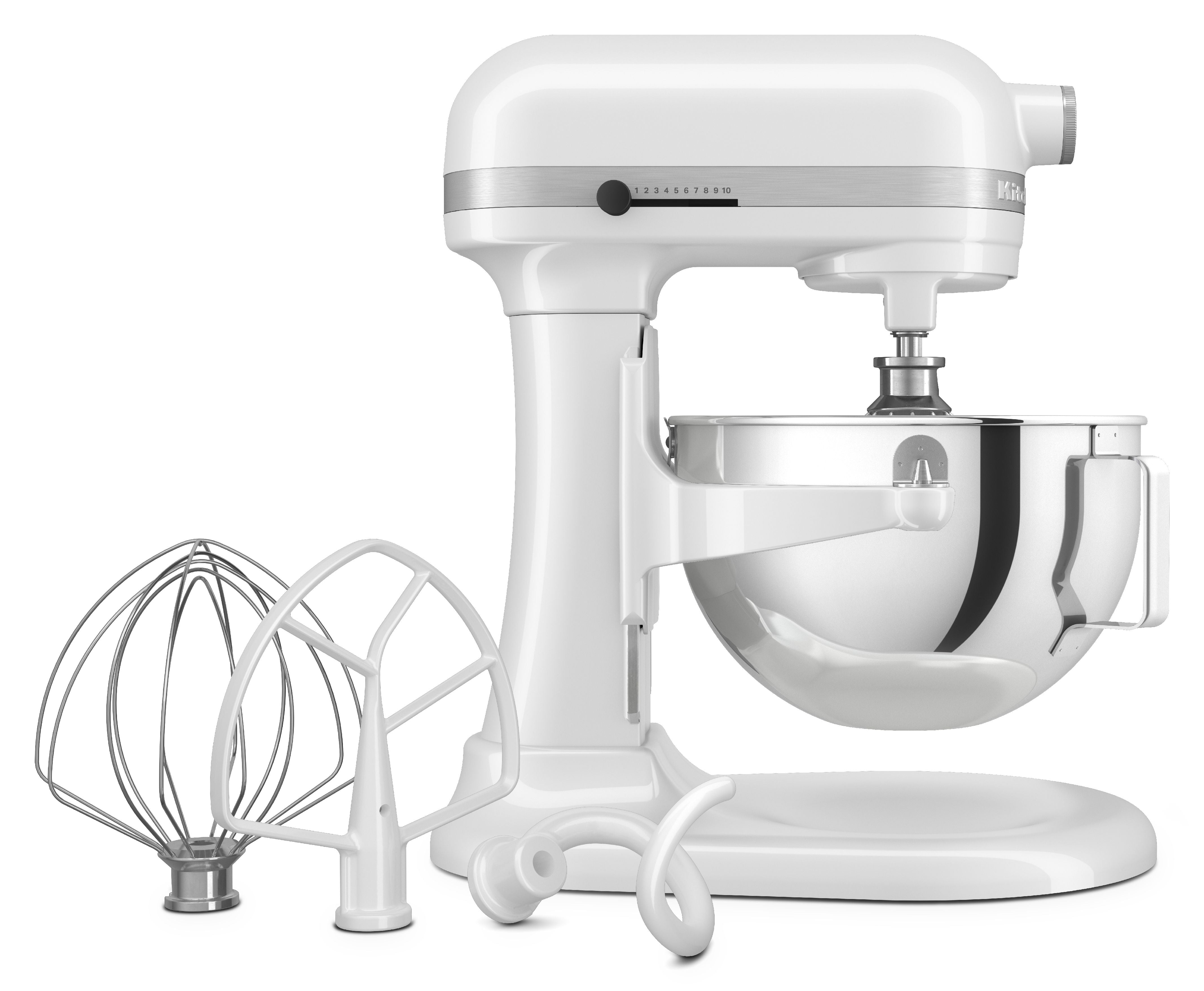 [product_category]-Kitchen Aid Heavy Duty Bowl Lift Stand Mixer 5.2 L, White-KitchenAid-8003437630170-5KSM55SXXEWH-KIT-4