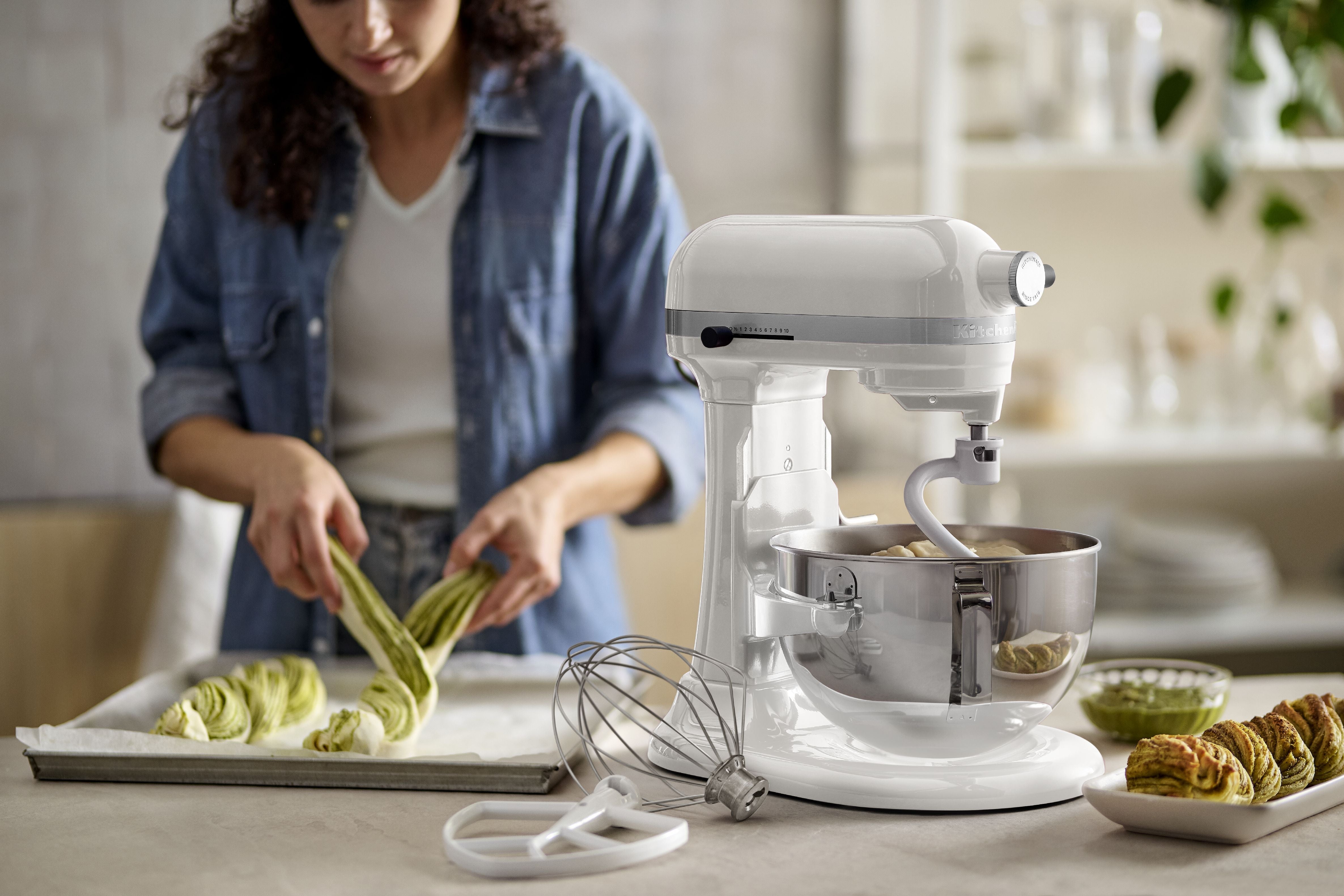 [product_category]-Kitchen Aid Heavy Duty Bowl Lift Stand Mixer 5.2 L, White-KitchenAid-8003437630170-5KSM55SXXEWH-KIT-8