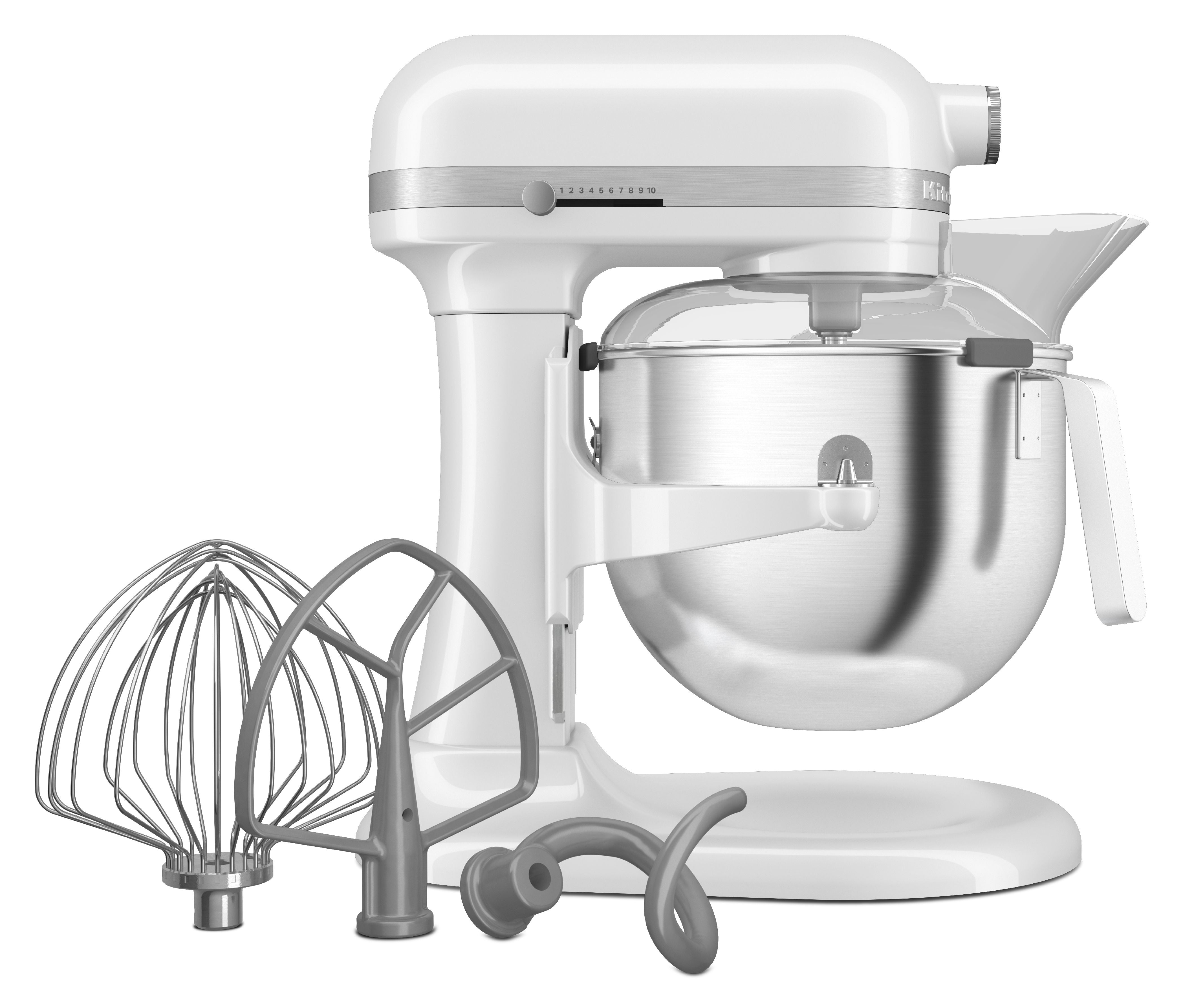 [product_category]-Kitchen Aid Heavy Duty Bowl Lift Stand Mixer 6.6 L, White-KitchenAid-8003437630415-5KSM70JPXEWH-KIT-3