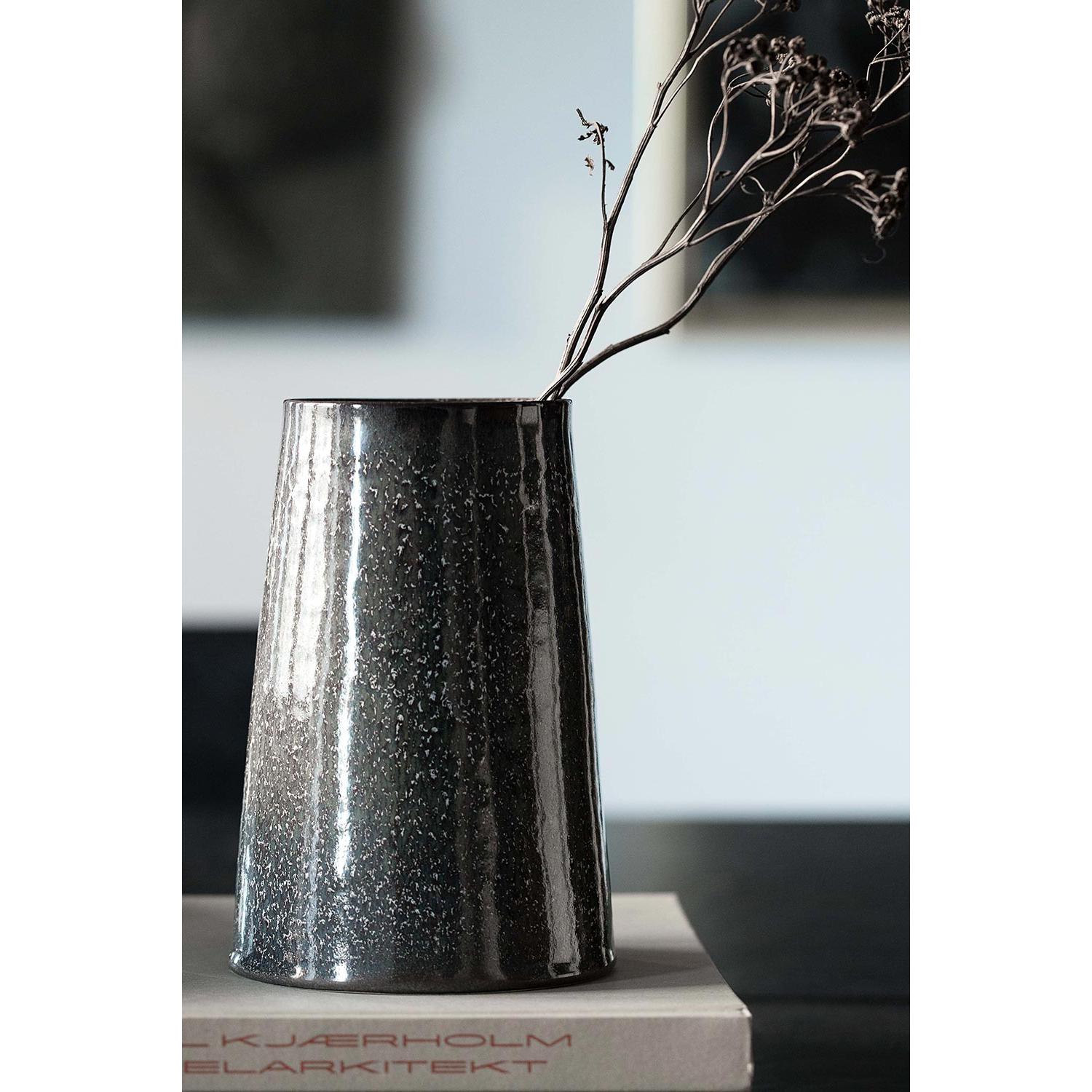 [product_category]-Klassik Studio Aron Cone Vase, Dark Brown-Klassik Studio-5714172000472-125601-KLA-2