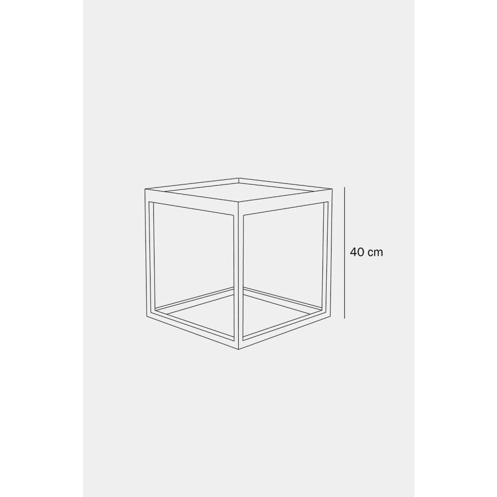 [product_category]-Klassik Studio Kø Cube Side Table Oak Soaped, Light Grey Marble-Klassik Studio-CUBE-SOAPEDOAK-LIGHTGREYMARBLE-KLA-3