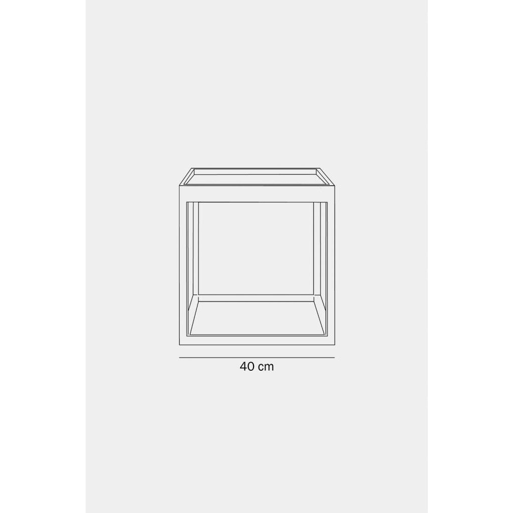 [product_category]-Klassik Studio Kø Cube Side Table Oak Soaped, Light Grey Marble-Klassik Studio-CUBE-SOAPEDOAK-LIGHTGREYMARBLE-KLA-4