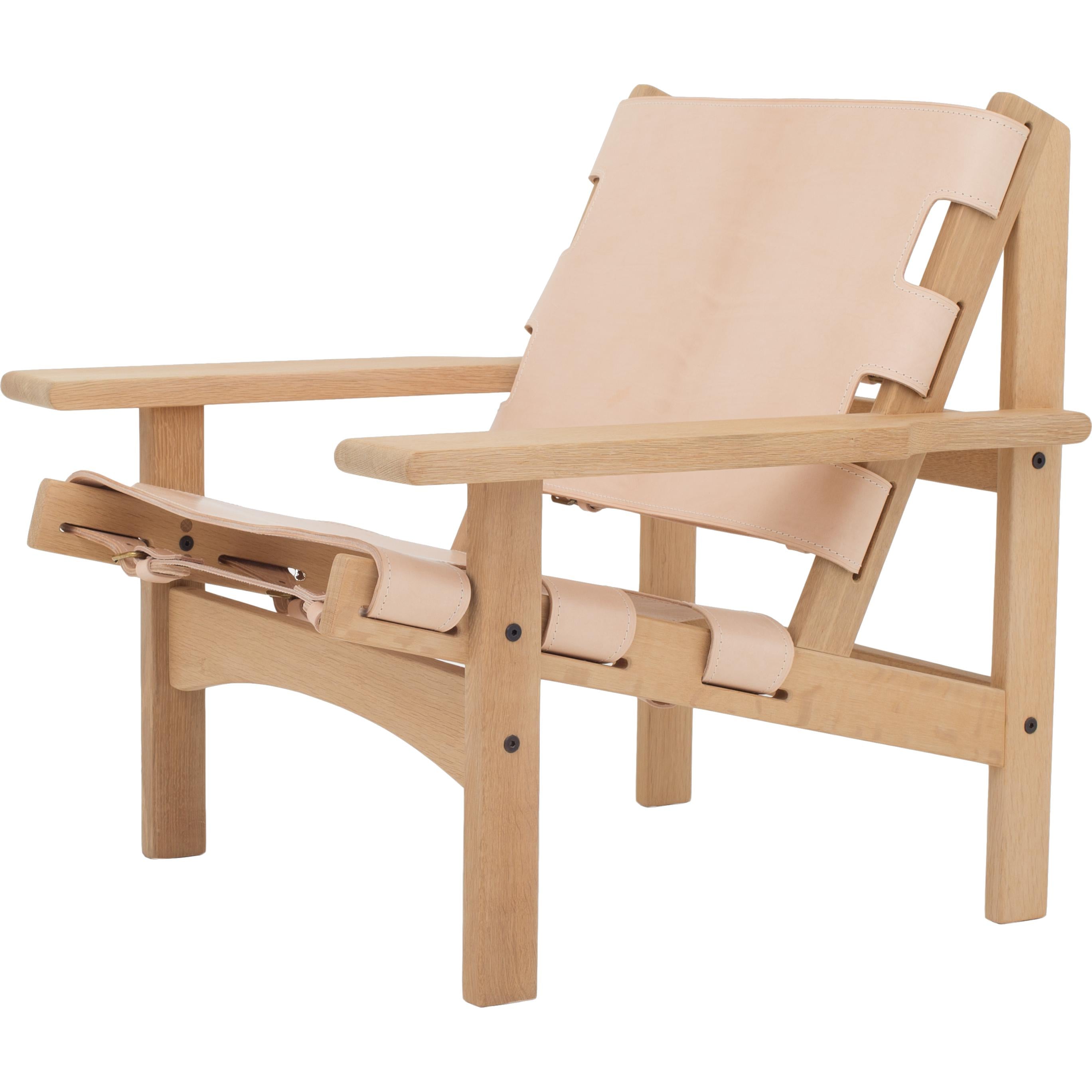 [product_category]-Klassik Studio Kø Hunting Chair Oak Soaped, Natural-Klassik Studio-HUNTING-SOAPEDOAK-NATURELEATHER-KLA-1