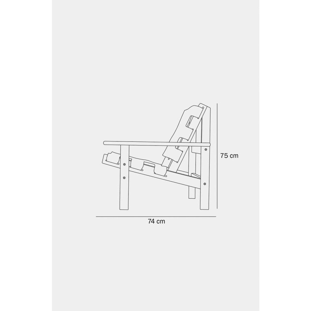 [product_category]-Klassik Studio Kø Hunting Chair Oak Soaped, Natural-Klassik Studio-HUNTING-SOAPEDOAK-NATURELEATHER-KLA-4