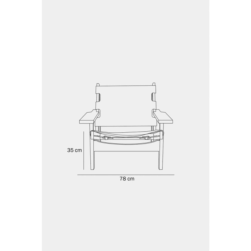 [product_category]-Klassik Studio Kø Hunting Chair Oak Soaped, Natural-Klassik Studio-HUNTING-SOAPEDOAK-NATURELEATHER-KLA-5