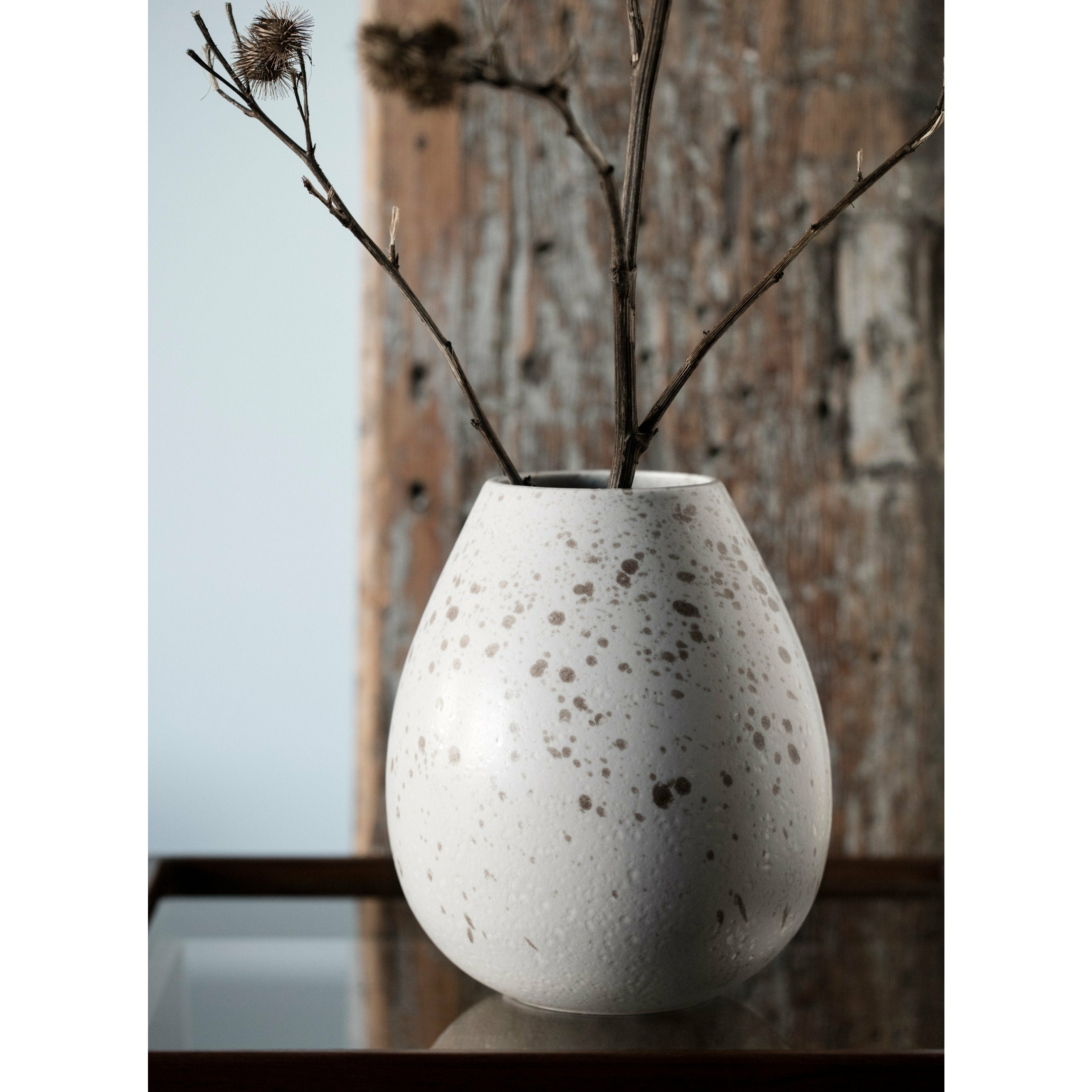 [product_category]-Klassik Studio Milo Drop Vase, Sand-Klassik Studio-5714172001431-105501-KLA-6