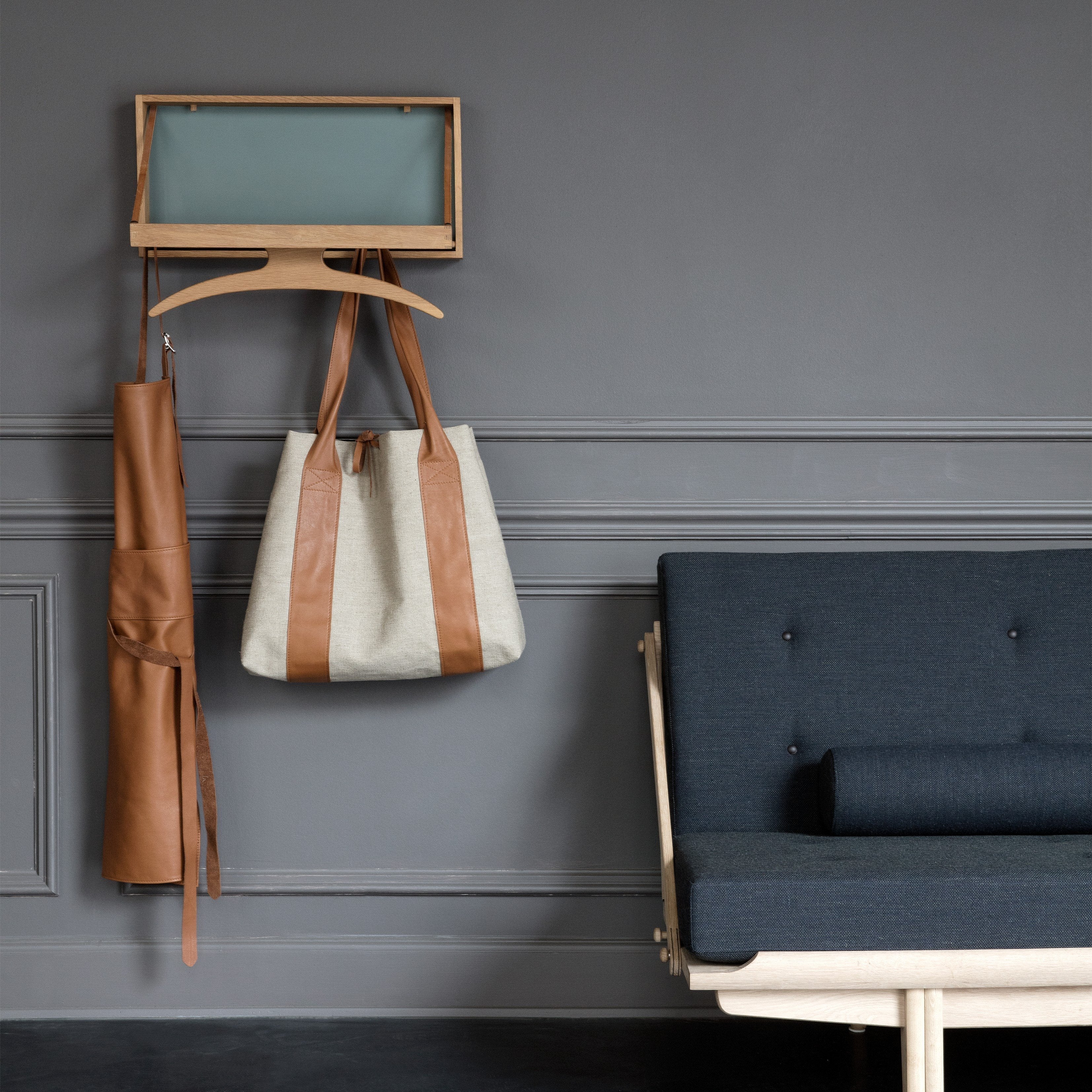 [product_category]-Klassik Studio The Hanger Oak Oiled, Grey/Blue-Klassik Studio-5714172000977-95500460-KLA-3