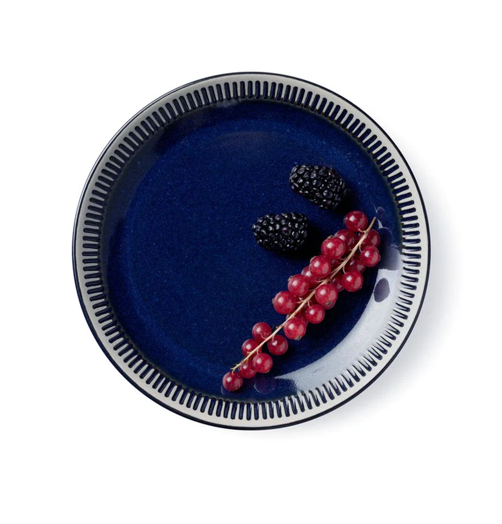 [product_category]-Knabstrup Keramik Colorit Plate ø 19 Cm, Navy Blue-Knabstrup Keramik-5713959012820-1282-KNA-2