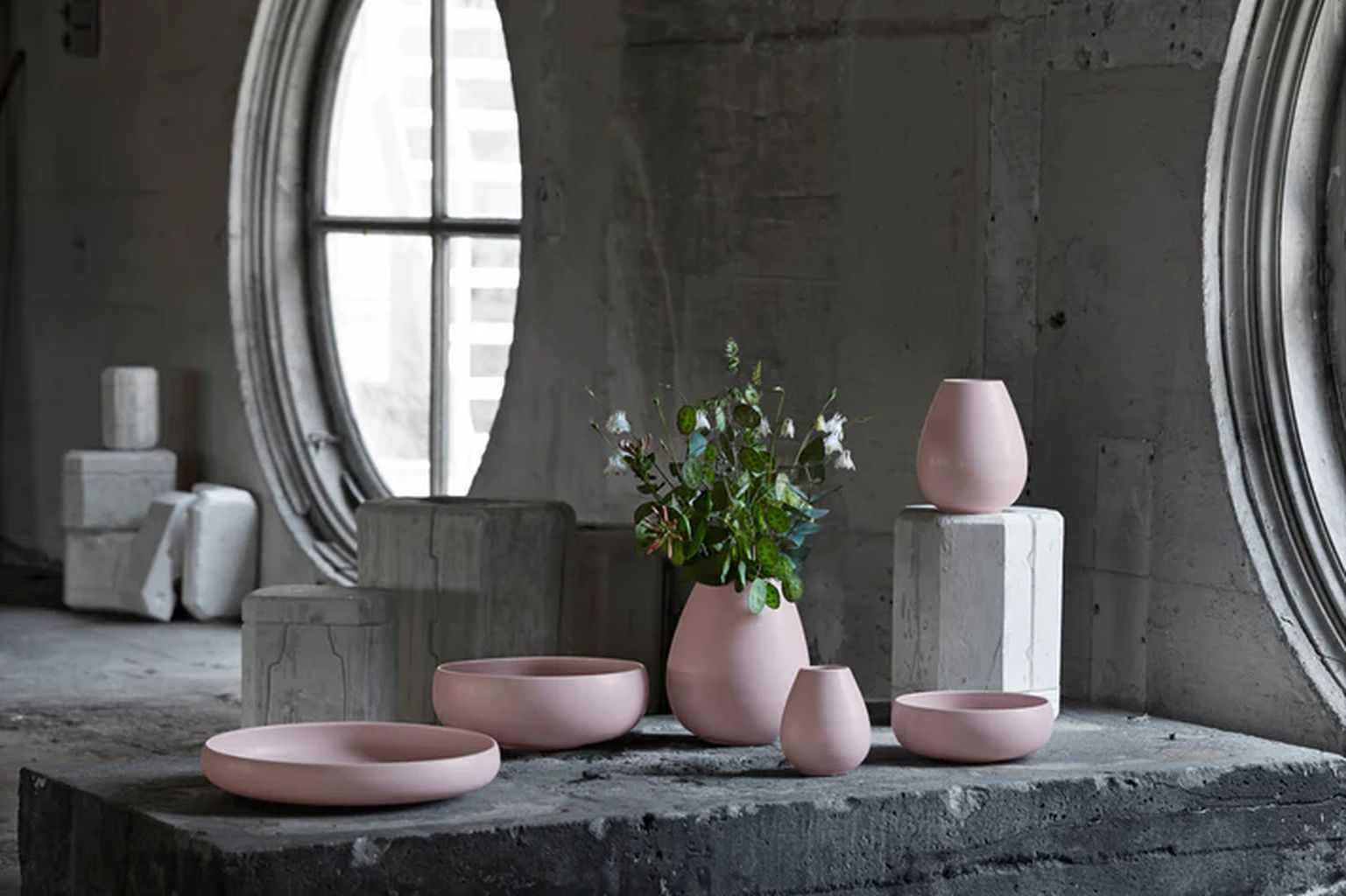 [product_category]-Knabstrup Keramik Earth Vase H 24 Cm, Dusty Rose-Knabstrup Keramik-5713959011779-1177-KNA-2