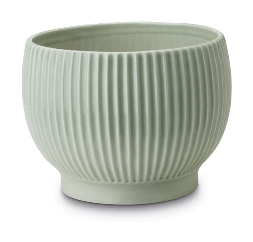 [product_category]-Knabstrup Keramik Flowerpot With Rolls ø 14.5 Cm, Mint Green-Knabstrup Keramik-5713959012578-1257-KNA-1