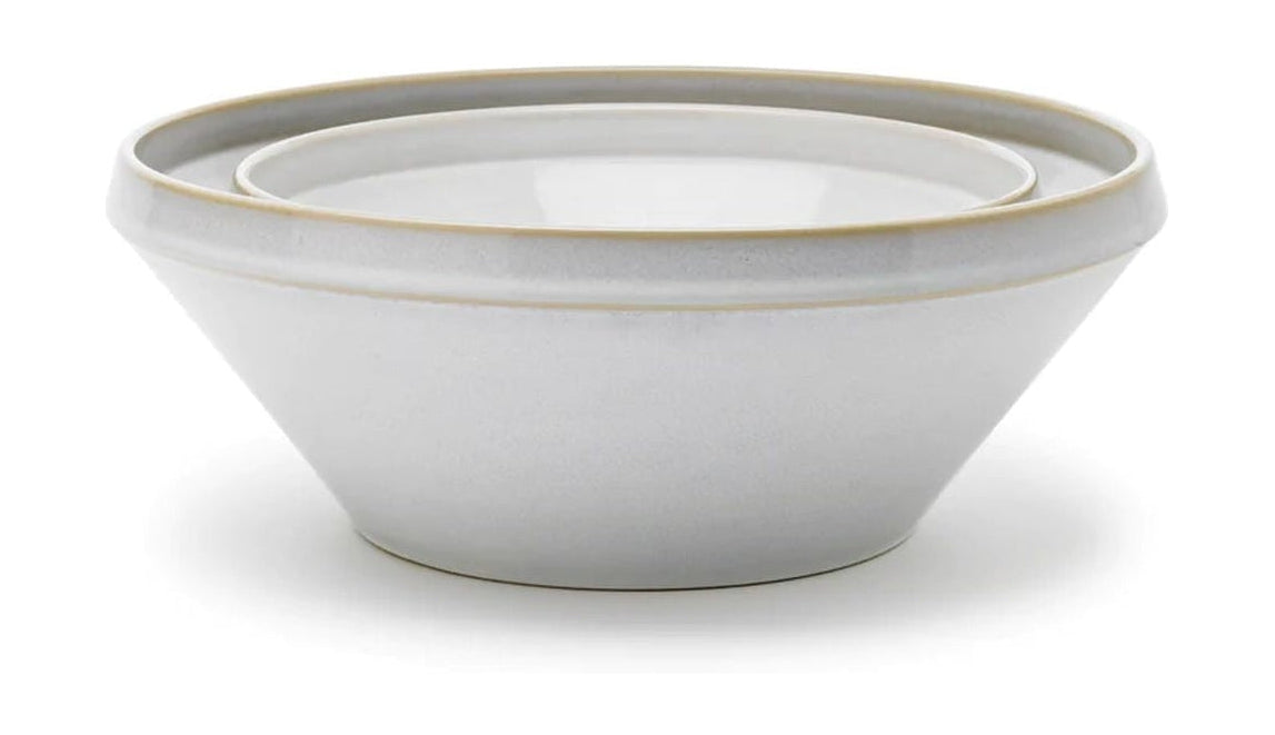 [product_category]-Knabstrup Keramik Tavola Dough Bowl Set Of 2 L + 2 L, White-Knabstrup Keramik-5713959800090-L-09-KNA-1