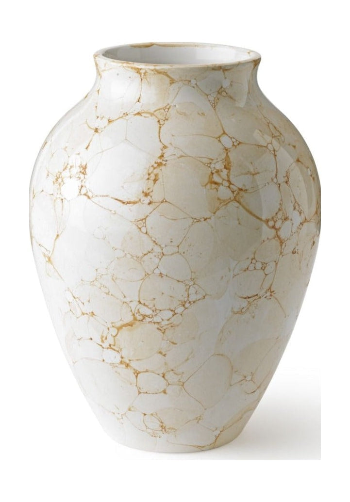 [product_category]-Knabstrup Keramik Vase Natura H 20 Cm, White/Brown-Knabstrup Keramik-5713959013155-1315-KNA-1