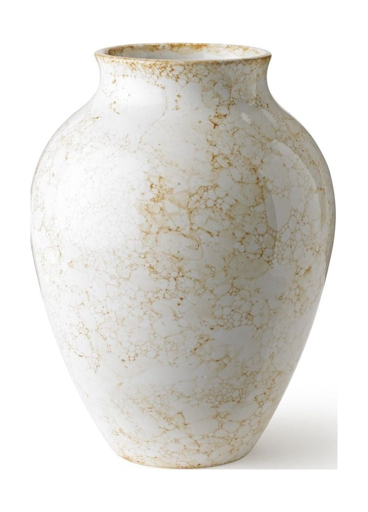 [product_category]-Knabstrup Keramik Vase Natura H 27 Cm, White/Brown-Knabstrup Keramik-5713959013148-1314-KNA-1