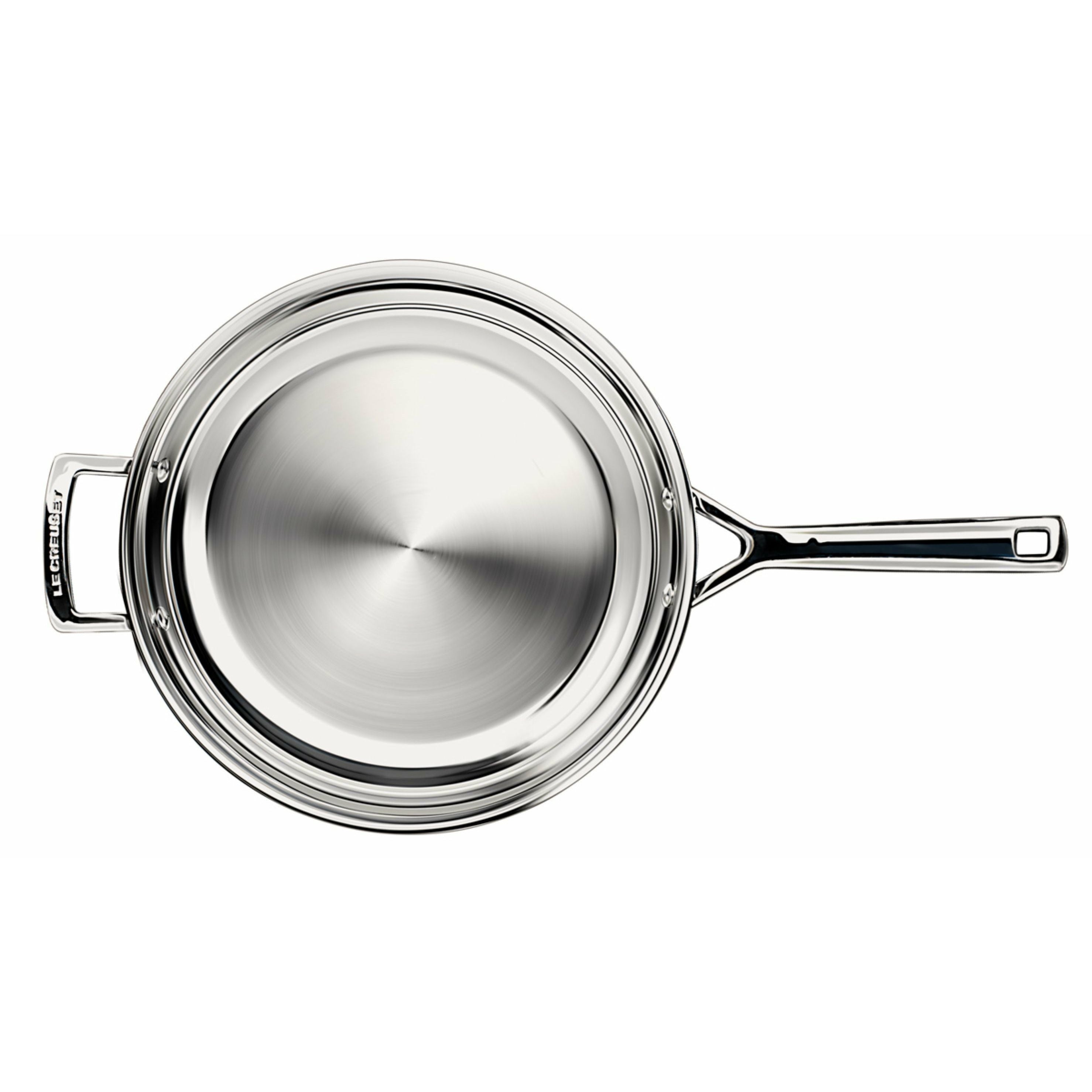[product_category]-Le Creuset 3 Ply Stainless Steel Uncoated Frying Pan With Helper Handle, 28 Cm-Le Creuset-630870042253-96200228001100-LEC-2