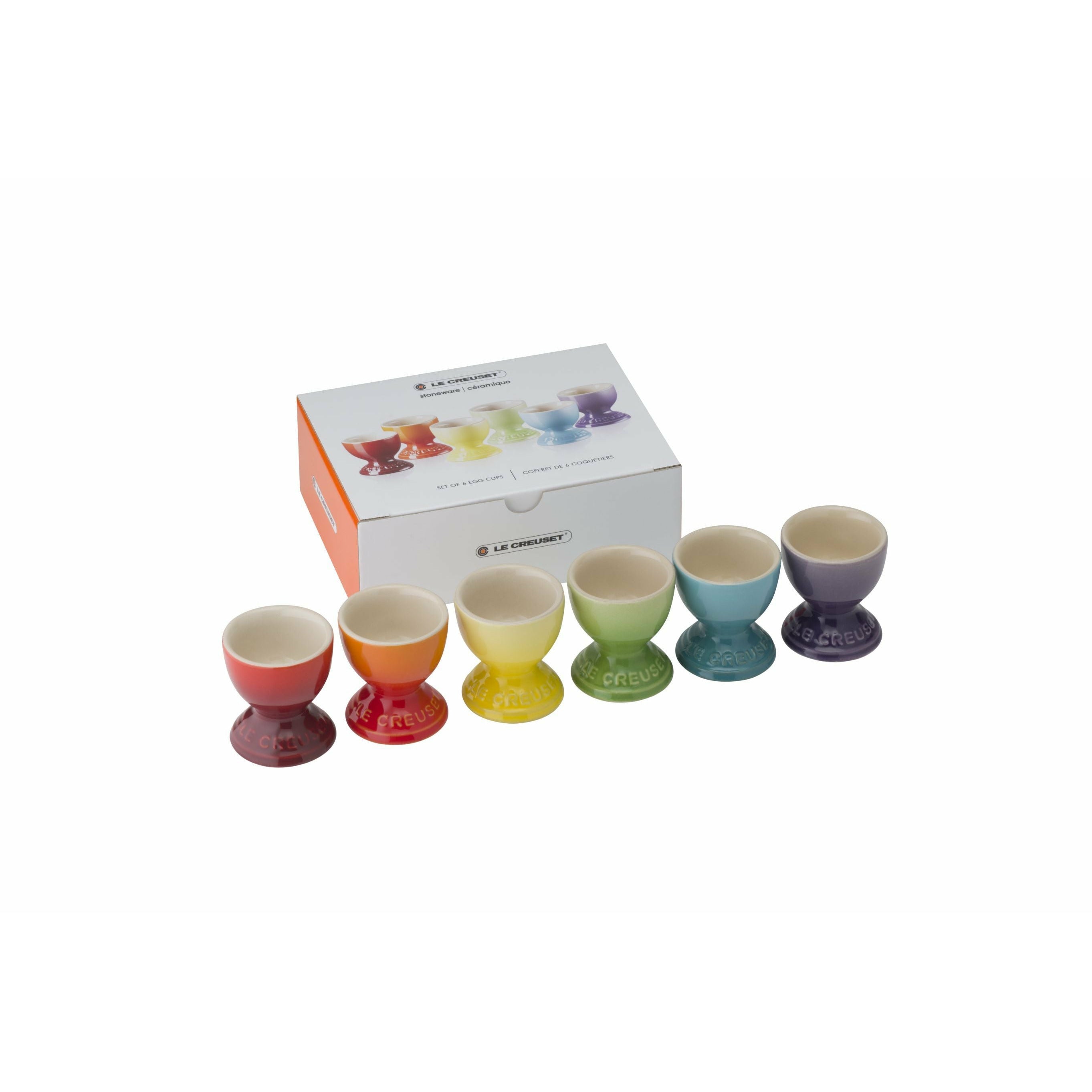 [product_category]-Le Creuset Egg Cup Set Of 6 Rainbow-Le Creuset-843251156429-79067008359030-LEC-1
