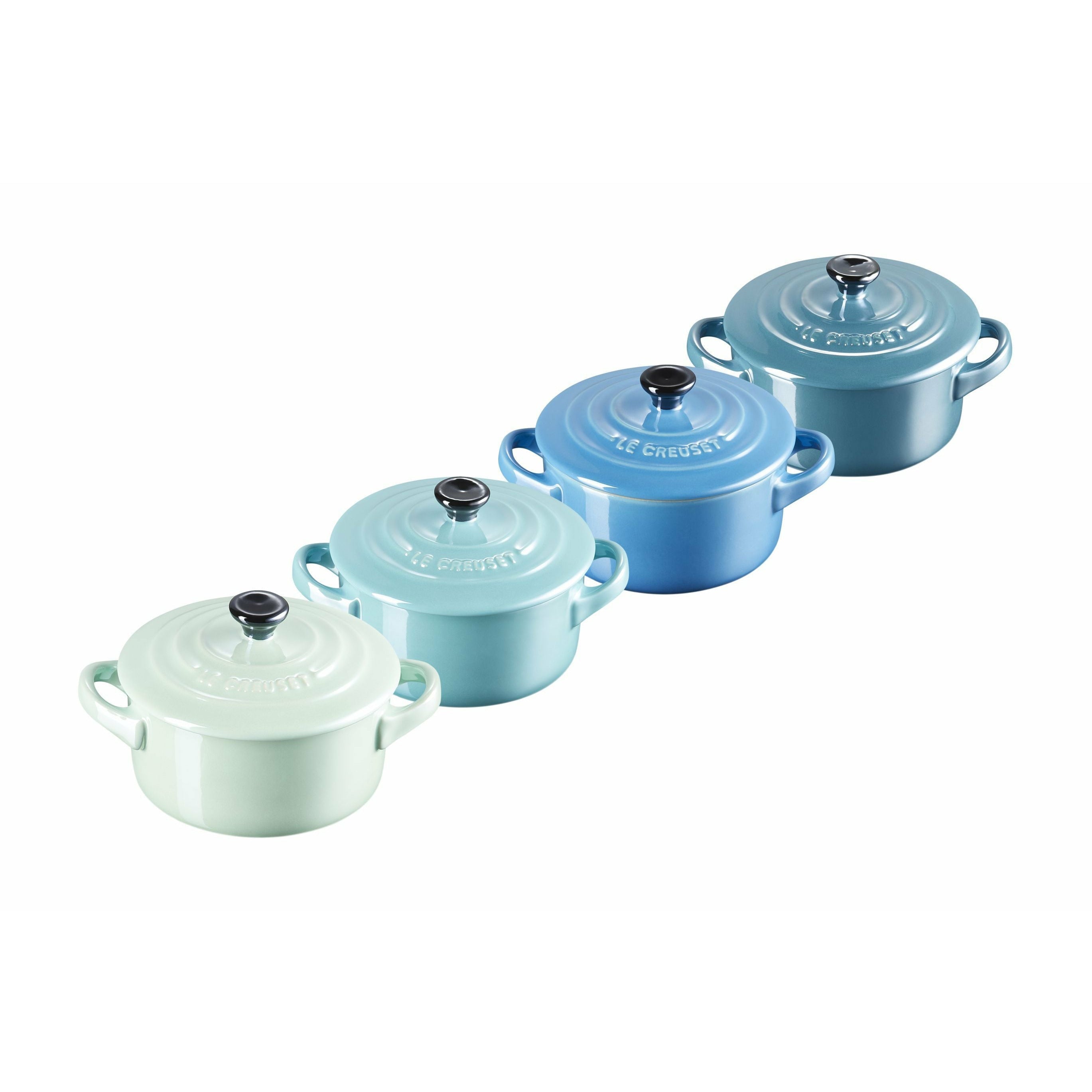 [product_category]-Le Creuset Mini Cocotte Metallics 10 X 5 Cm Blue, 4 Pcs.-Le Creuset-630870272803-69212108139131-LEC-2