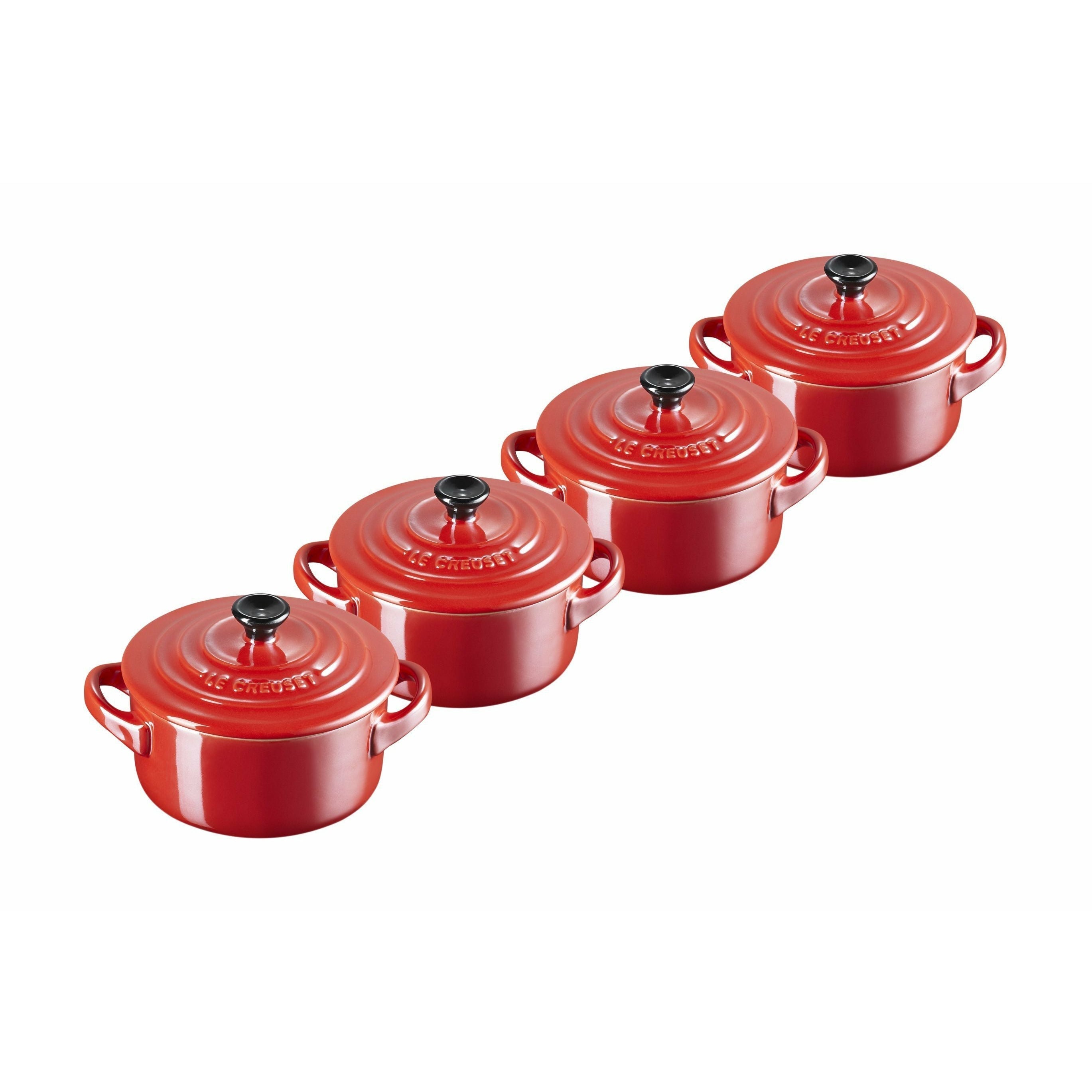 [product_category]-Le Creuset Mini Cocotte Metallics 10 X 5 Cm Cherry Red, 4 Pcs.-Le Creuset-630870272810-69212107370131-LEC-2