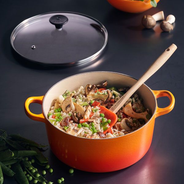 [product_category]-Le Creuset Round Casserole With Glass Lid 22 Cm, Volcanic-Le Creuset-0024147308683-27001220902461-LEC-2