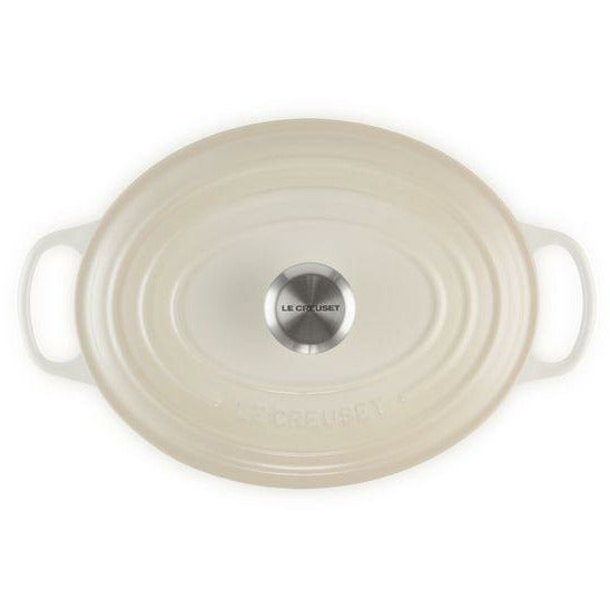 [product_category]-Le Creuset Signature Oval Roaster 29 Cm, Meringue-Le Creuset-24147303466-21178297164430-LEC-4