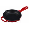 Le Creuset Signaturrunde stegning og serveringspande 16 cm, kirsebærrød
