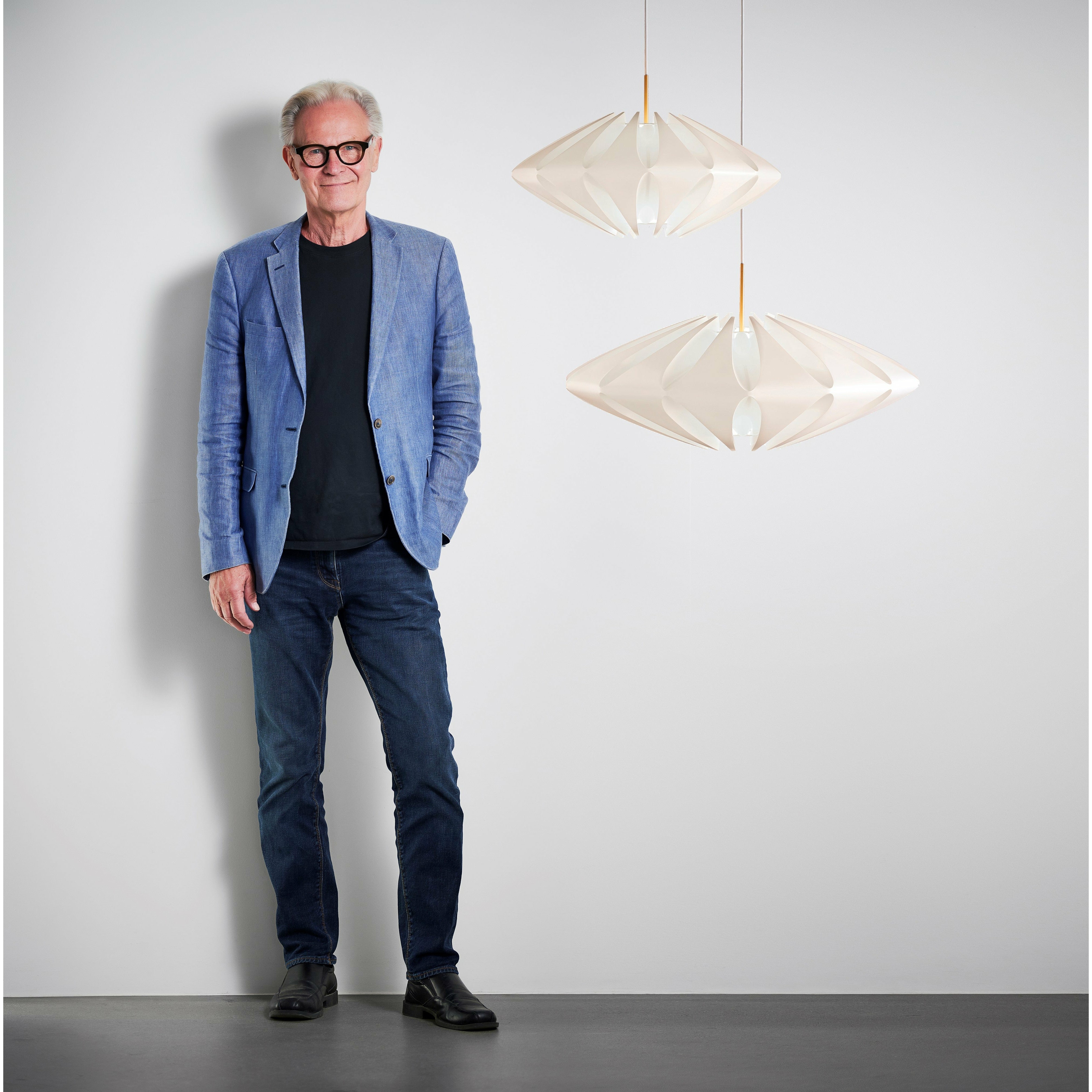 [product_category]-Le Klint Galaxy Suspension Lamp With Brass Suspension, ø50 Cm-Le Klint-5703387017719-177SBR-LEK-2