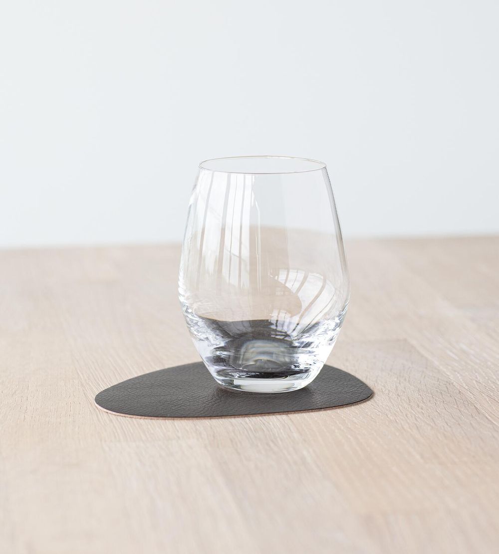 [product_category]-Lind Dna Curve Glass Coaster Serene Leather, Ha Sel-Lind DNA-5711590996783-991502-LIN-2