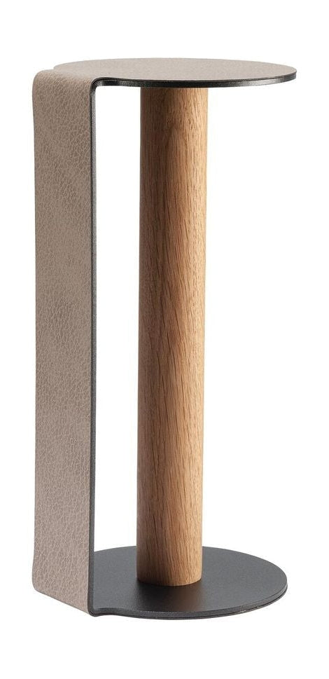 [product_category]-Lind Dna Kitchen Roll Holder Bull Leather Xl, Warm Grey-Lind DNA-5711905523536-990300-LIN-1