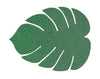 Lind Dna Leaf Glass Coaster Hippo Leather, Forest Green