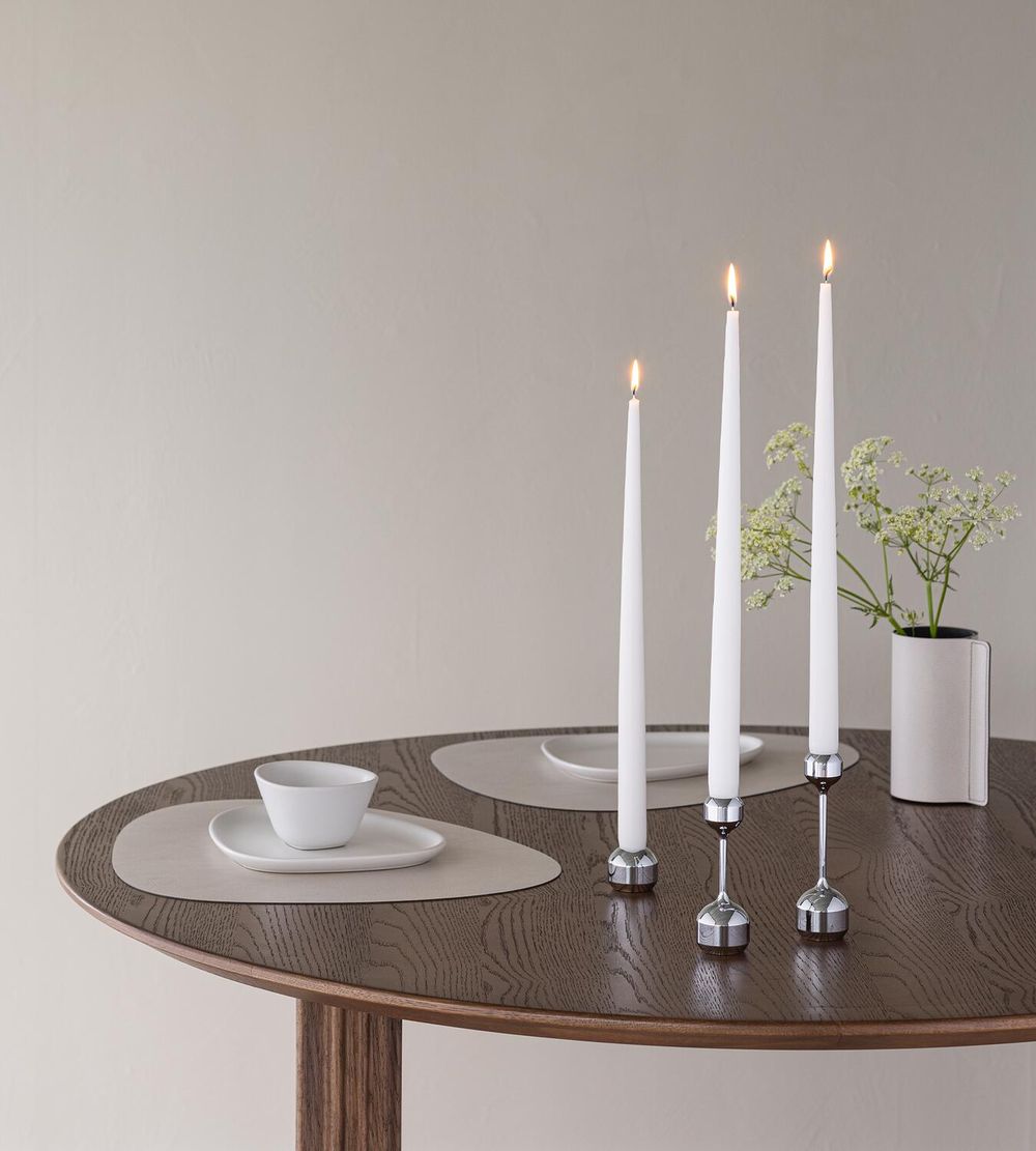 [product_category]-Lind Dna Silhouette 34 Candle Holder Set Of 2, Chrome-Lind DNA-5711590999555-991571-LIN-2