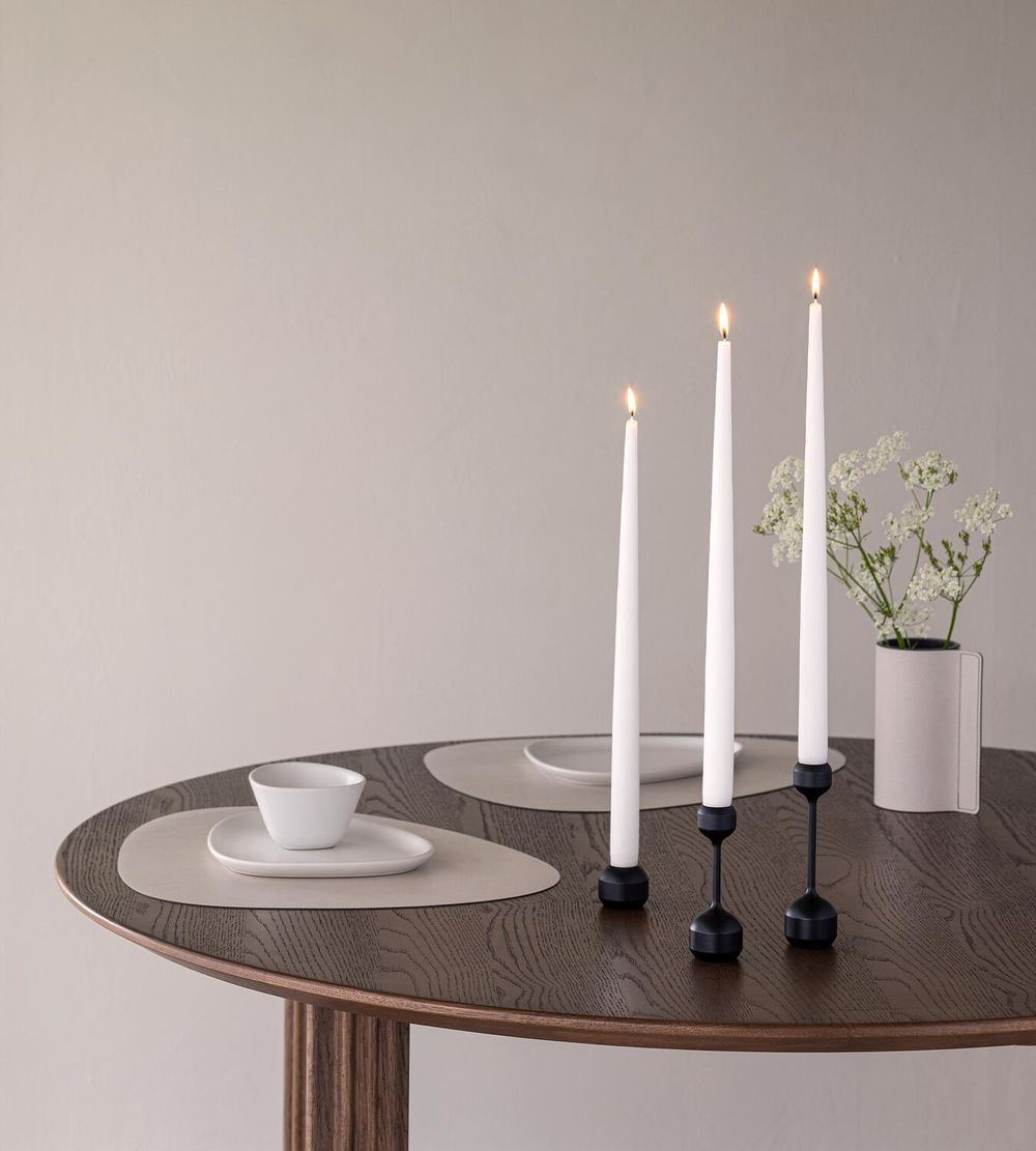[product_category]-Lind Dna Silhouette Set 120+145 Candle Holder, Black-Lind DNA-5740020100537-991625-LIN-2