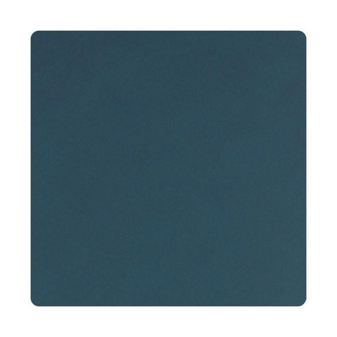 [product_category]-Lind Dna Square Glass Coaster Nupo Leather, Dark Blue-Lind DNA-5711590103013-982498-LIN-1