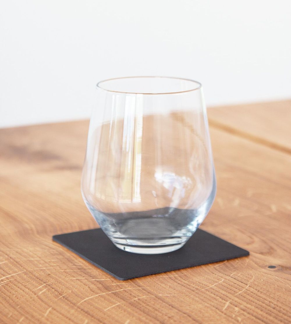 [product_category]-Lind Dna Square Glass Coaster Nupo Leather, Dark Brown-Lind DNA-5711591061459-981073-LIN-2